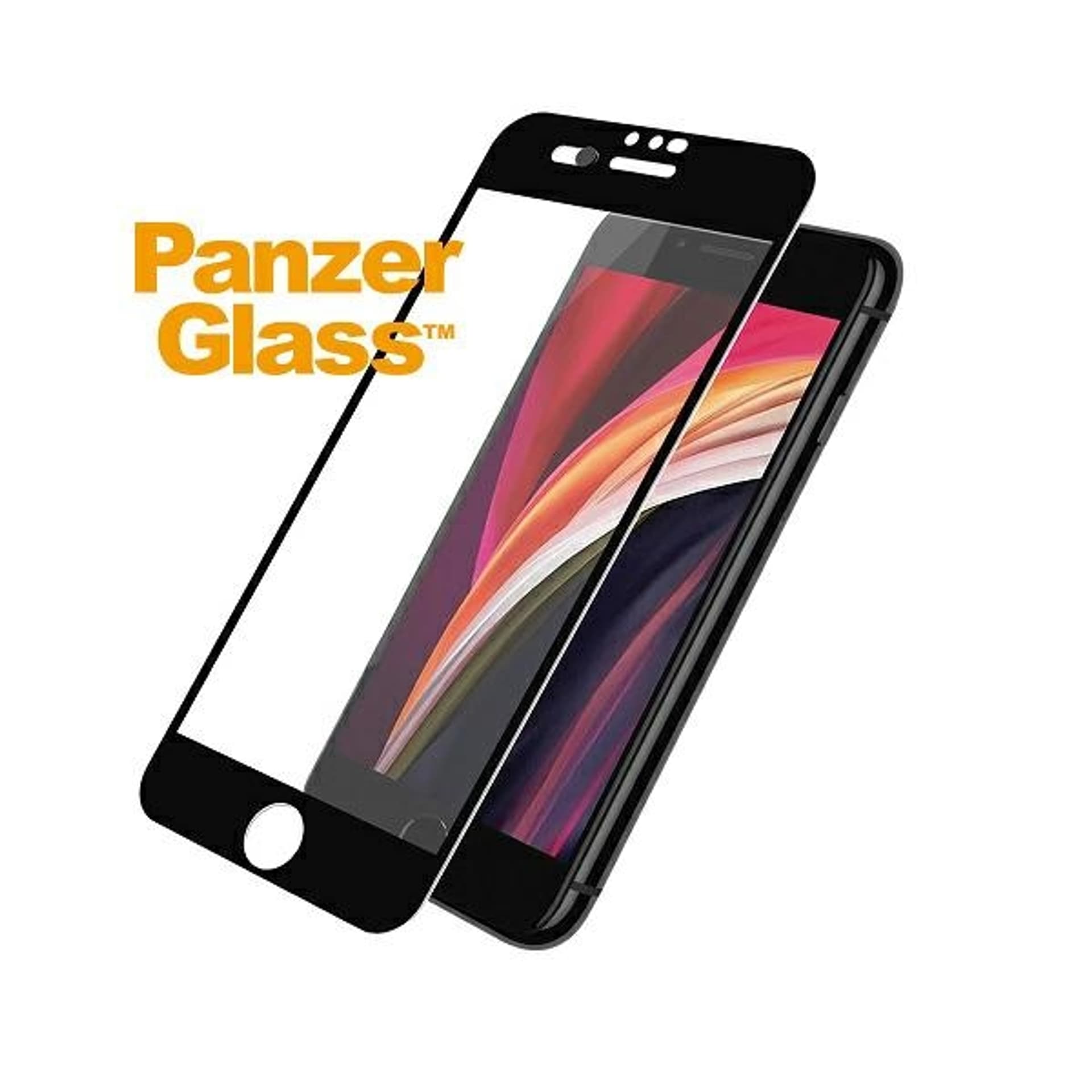 

PanzerGlass E2E Super+ iPhone 6/6s/7/8 /SE 2020 / SE 2022 Case Friendly CamSlider czarny/black
