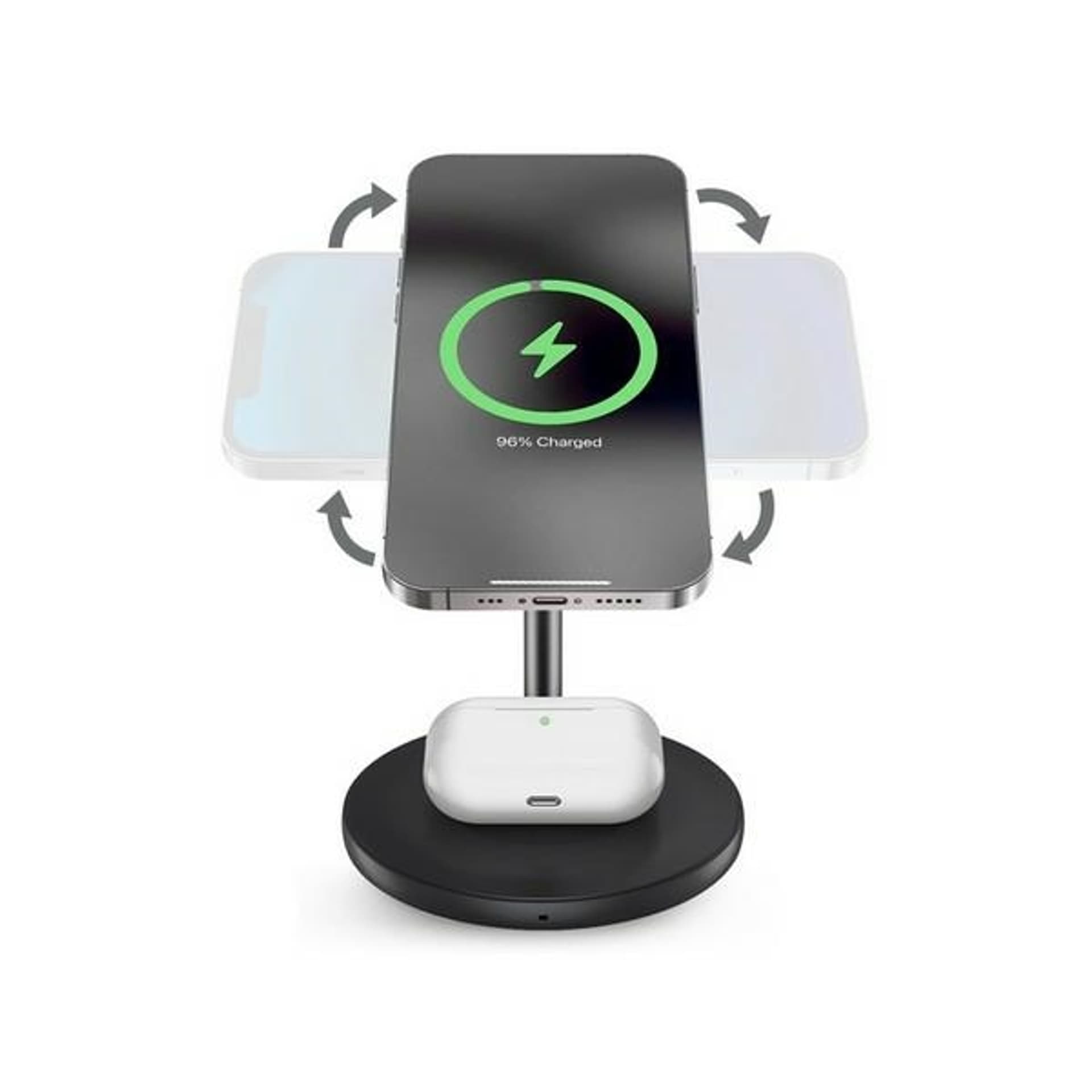 

Puro ład. biurkowa 2w1 MagCharge+indukcj a czarny/black FCCSQIMAG1BLK