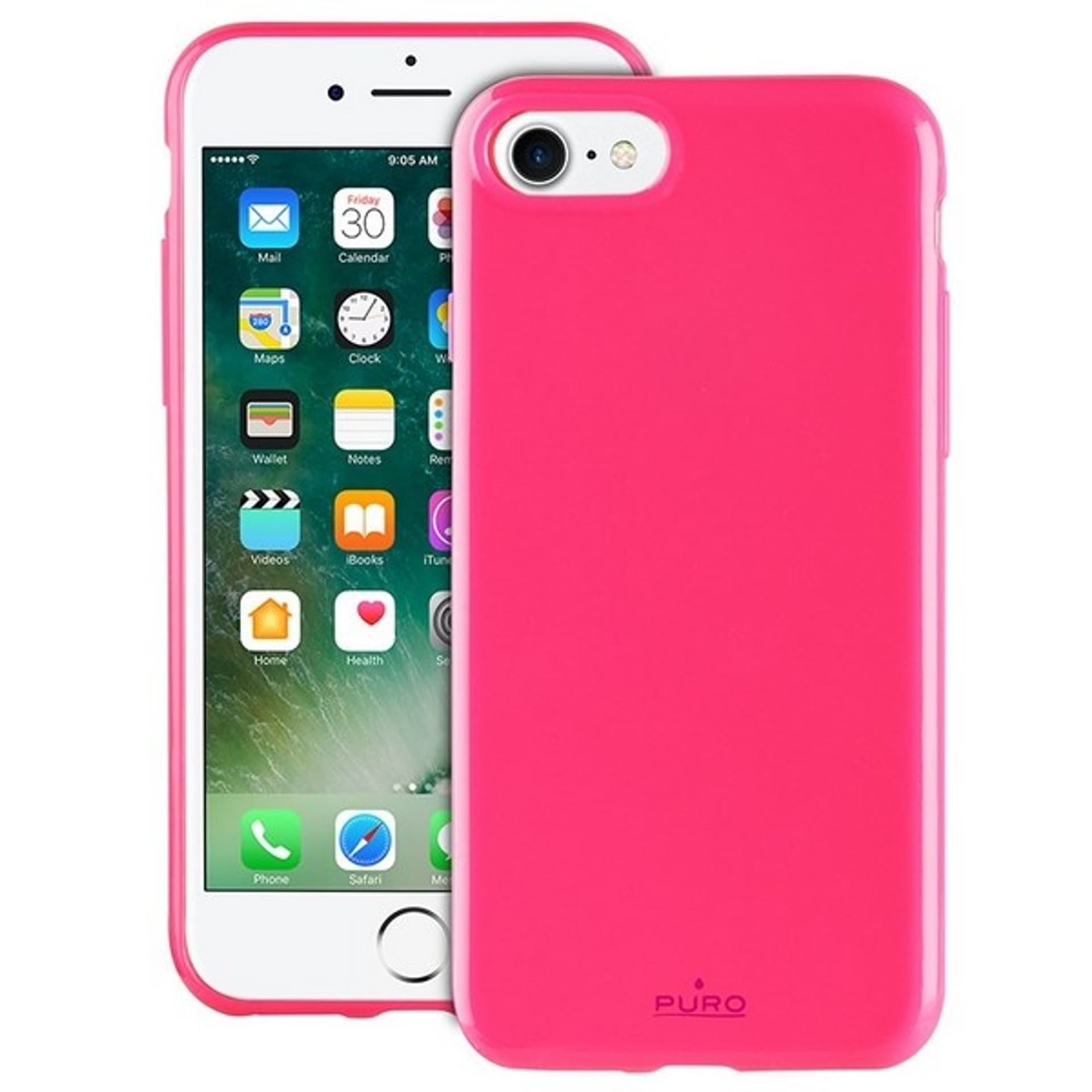 

Puro Sunny Kit etui iPhone 7/8 + okulary SE 2020 / SE 2022 różowy/pink IPC747SUNNYKIT1PNK
