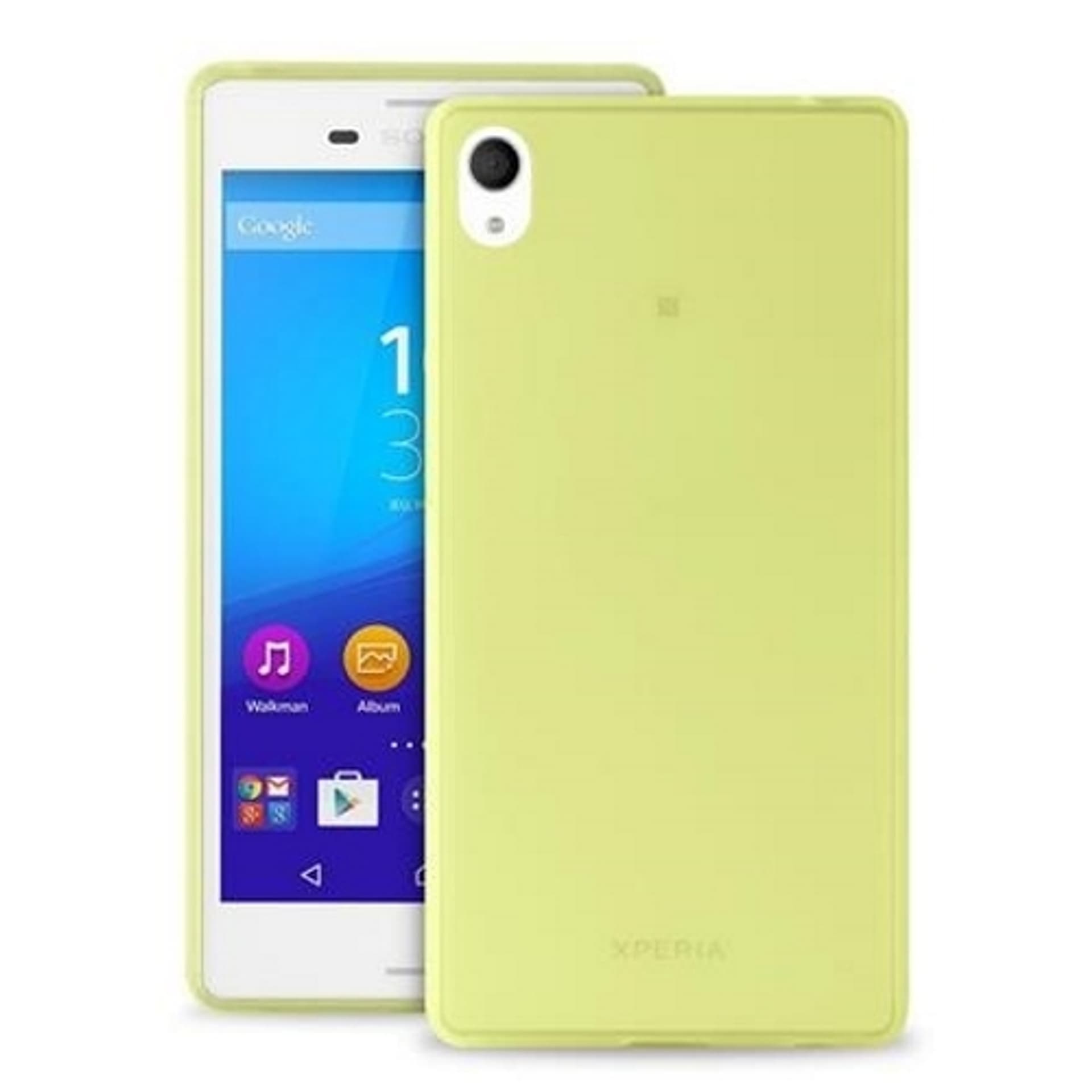 

Puro Ultra Slim 0.3 Sony M4 Aqua limonko wy + folia SNYXM4AQUA03GRN