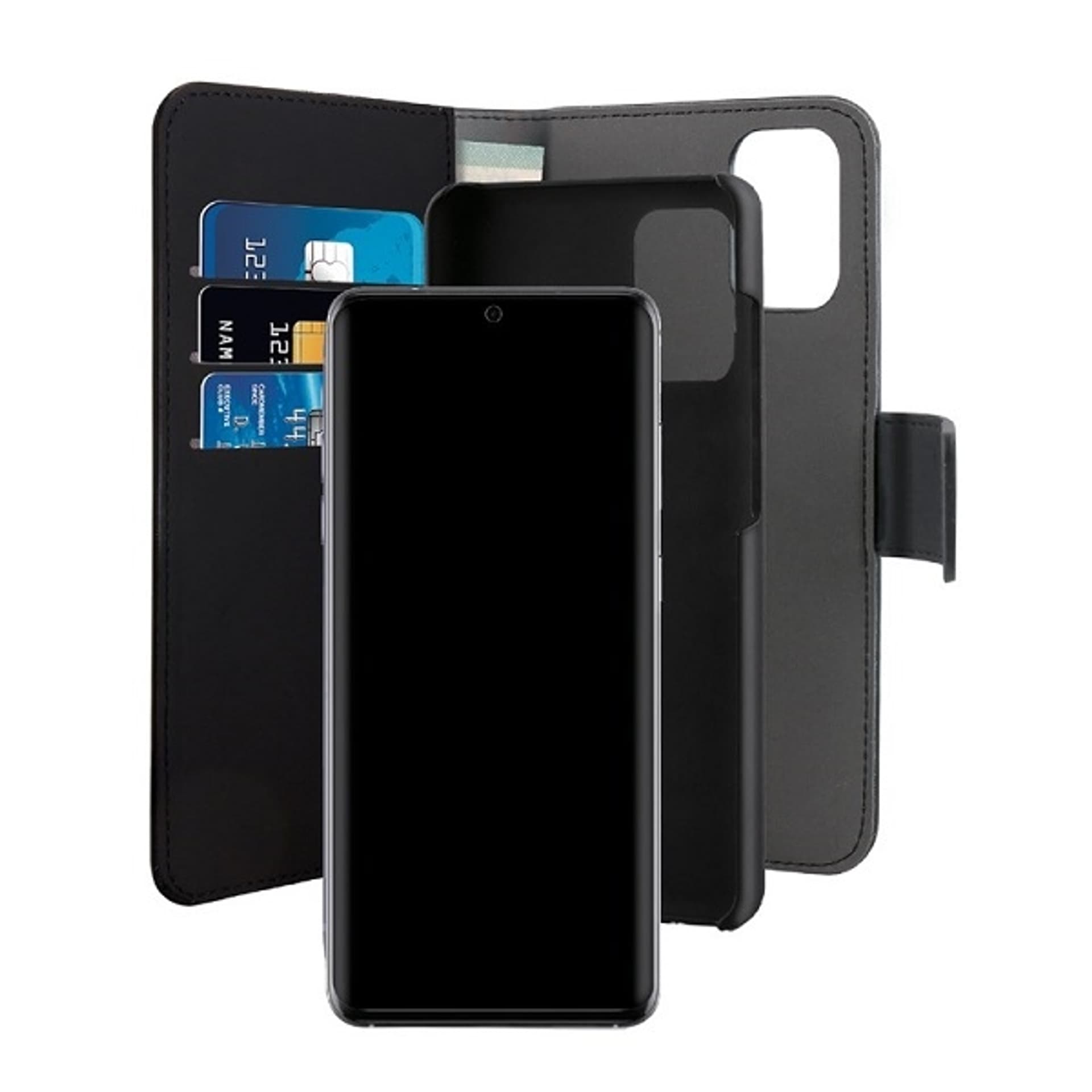 

Puro Wallet Detachable Huawei P40 2w1 czarne/black HWP40BOOKC3BLK