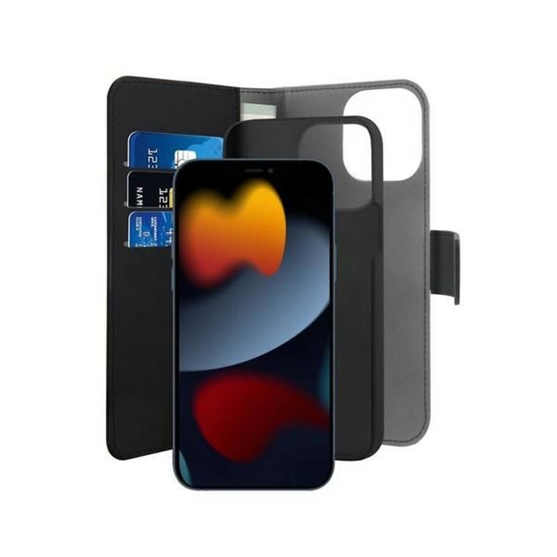 

Puro Wallet Detachable iPhone 13 Pro Max 6,7" 2w1 czarne/black IPC1367BOOKC3BLK
