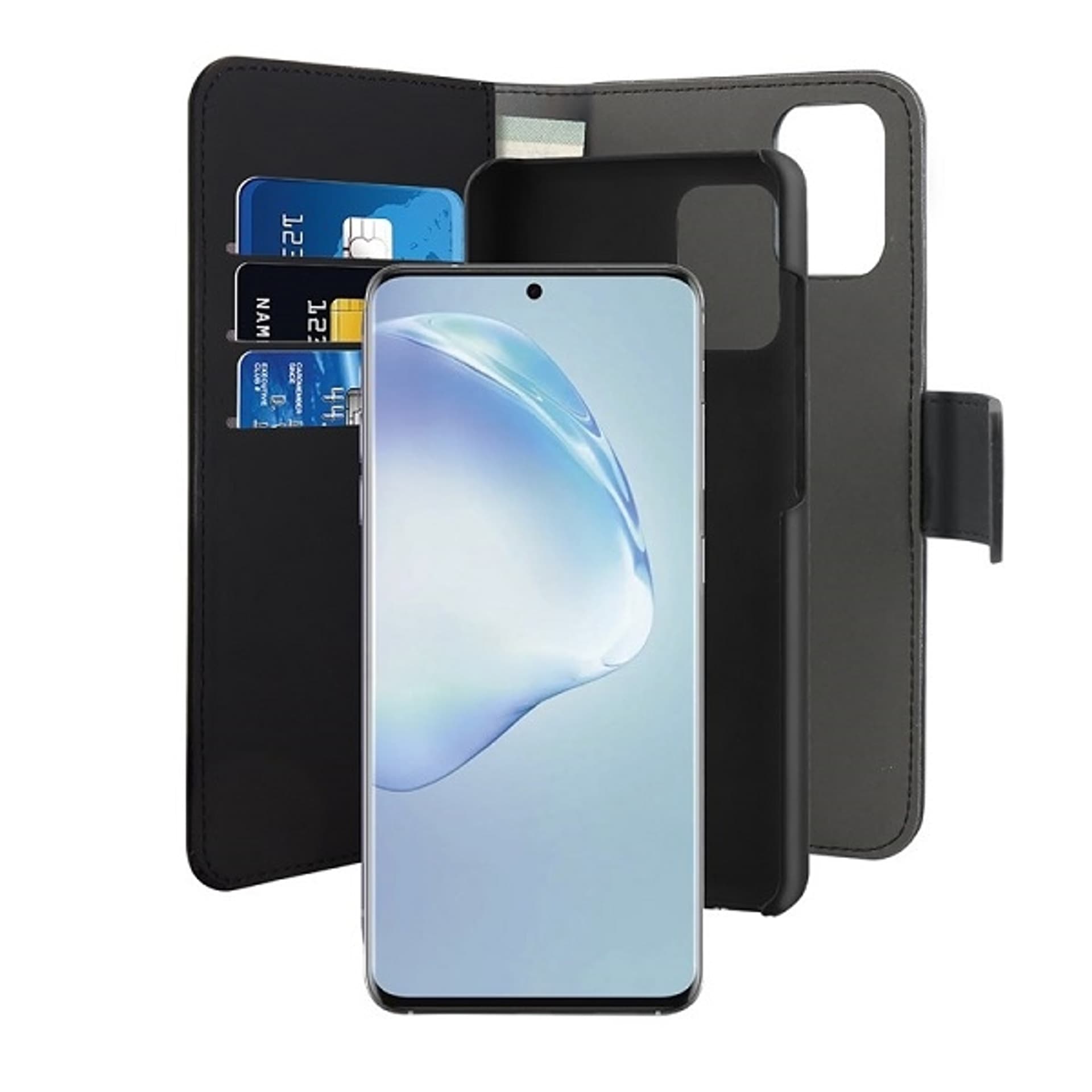 

Puro Wallet Detachable Samsung S20+ G985 2w1 czarne/black SGS11BOOKC3BLK