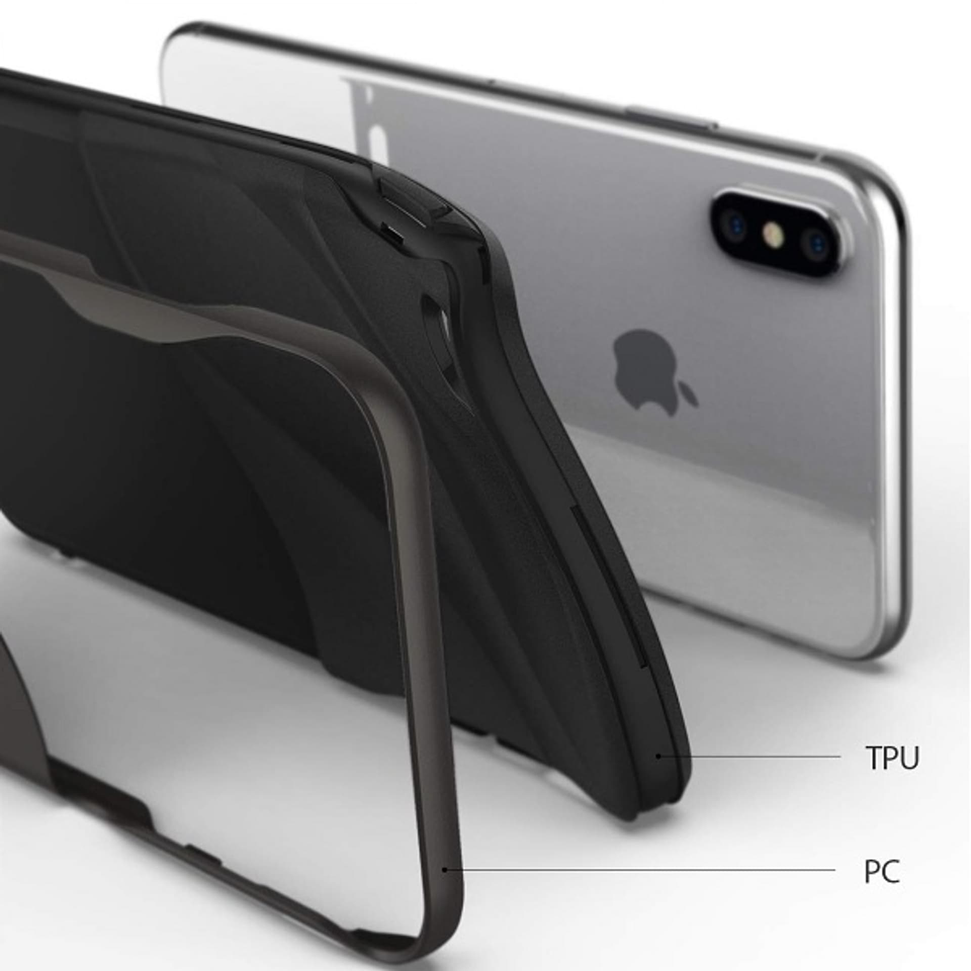 

Ringke Wave iPhone Xs Max szary /metallic chrome WVAP0022