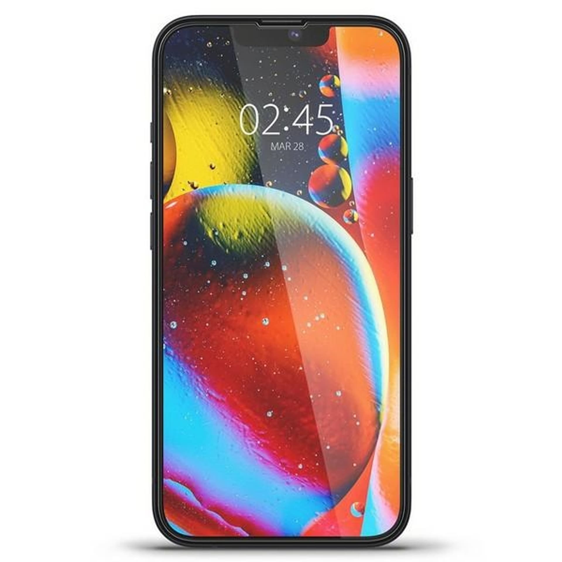 

Spigen Glass FC iPhone 13 Pro Max szkło hartowane czarna ramka AGL03383