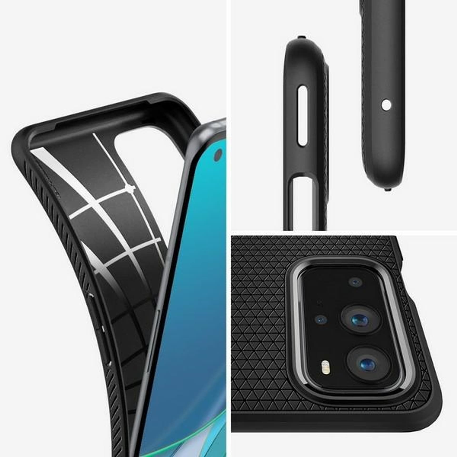 

Spigen Liquid Air OnePlus 9 Pro czarny/black ACS02681