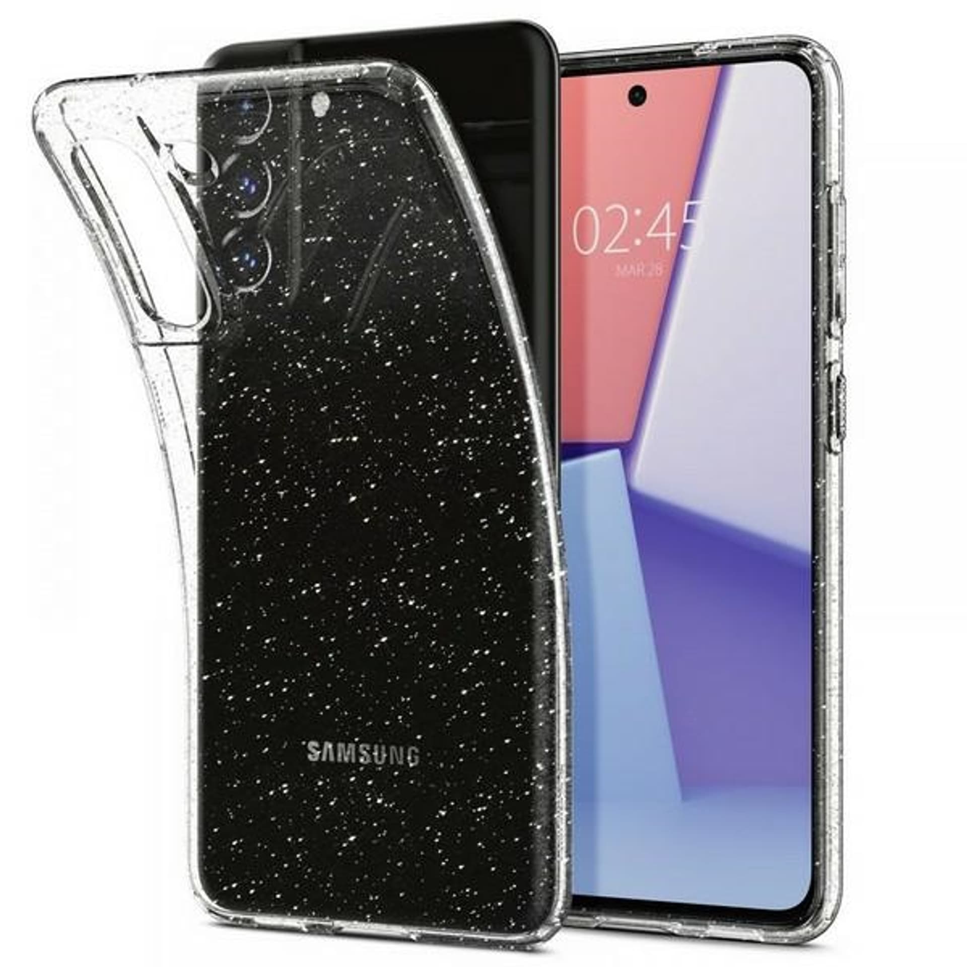 

Spigen Liquid Crystal Glitter Sam G990 S21 FE Clear ACS03056
