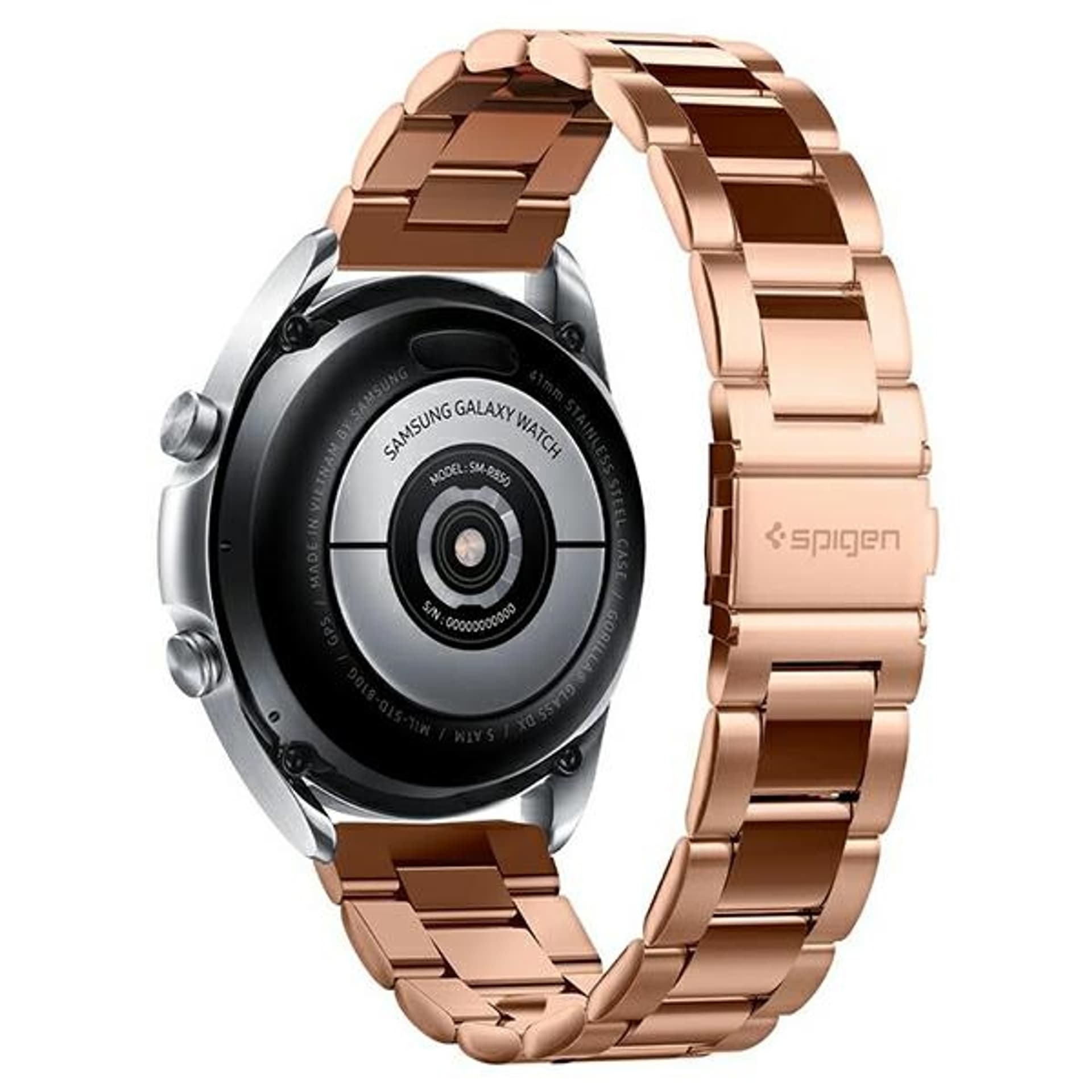 

Spigen Modern Fit Band Samsung Galaxy Watch 3 41mm różowo-złoty/rose gold 600WB24982
