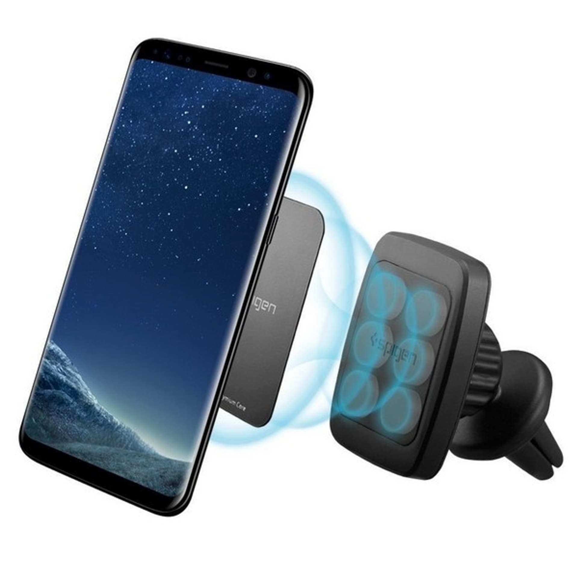 

Spigen Uchwyt H12 Air Vent Magnetic uniwersalny czarny 000CD20115