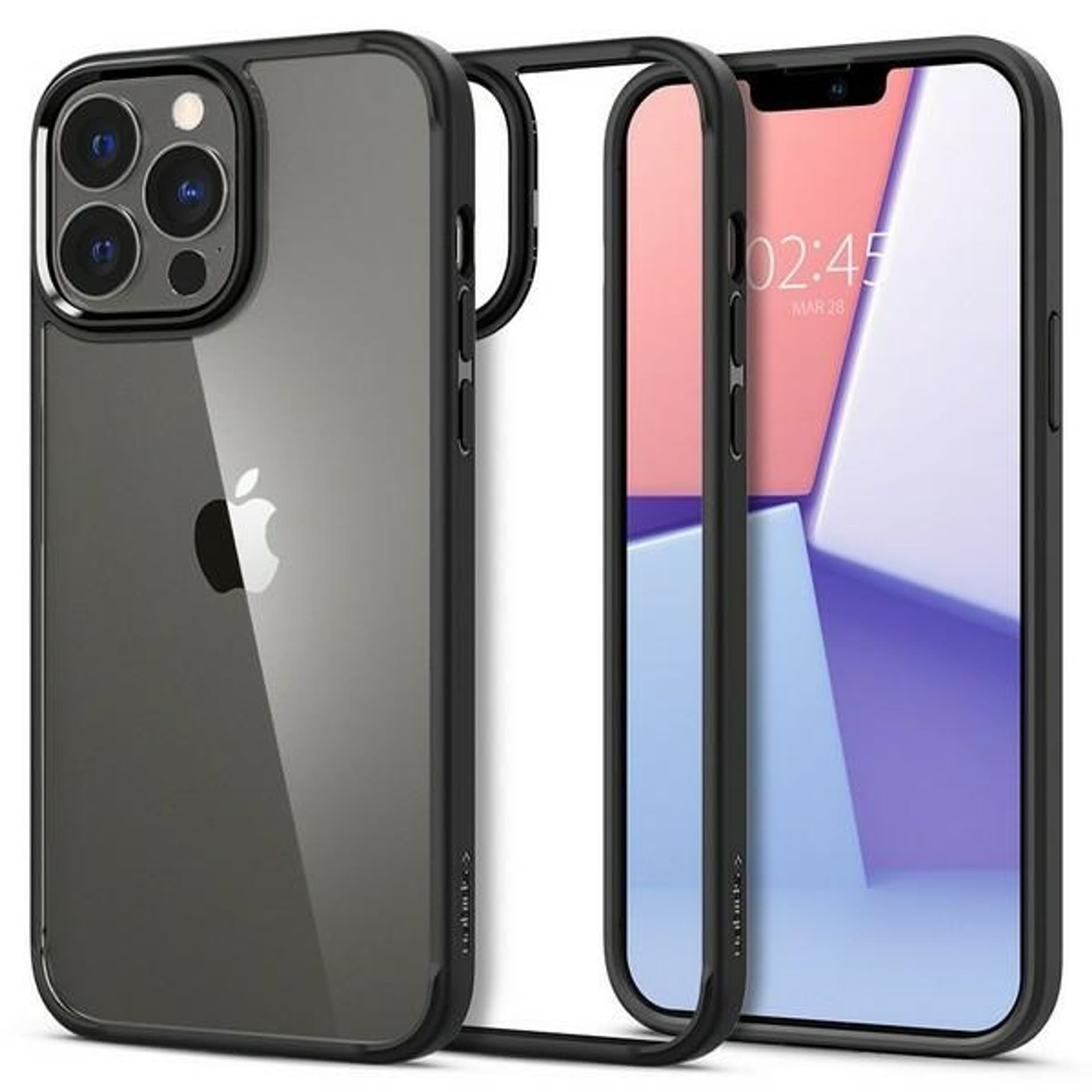 

Spigen Ultra Hybrid iPhone 13 Pro 6.1" czarny/black matte ACS03262