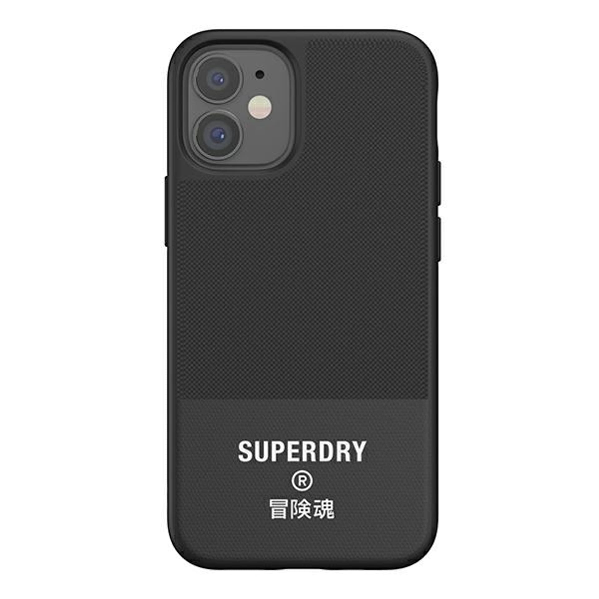 

SuperDry Moulded Canvas iPhone 12 mini Case czarny/black 42584