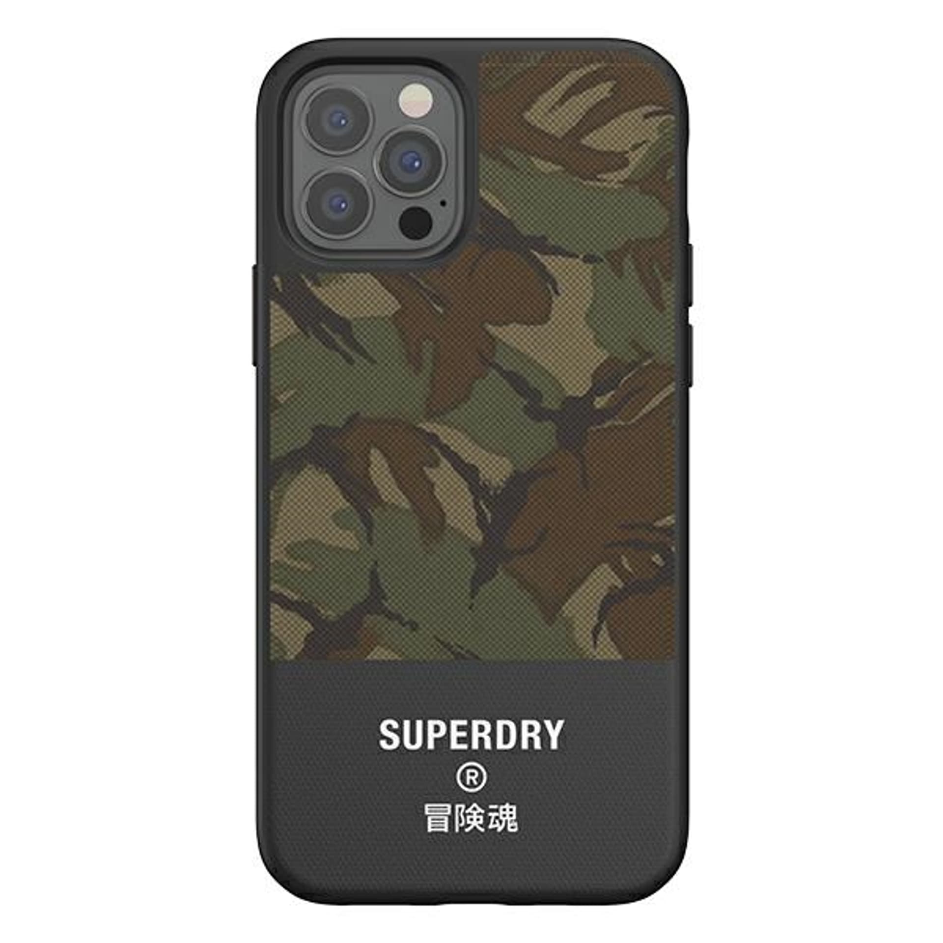 

SuperDry Moulded Canvas iPhone 12 Pro Ma x Case moro/camo 42589