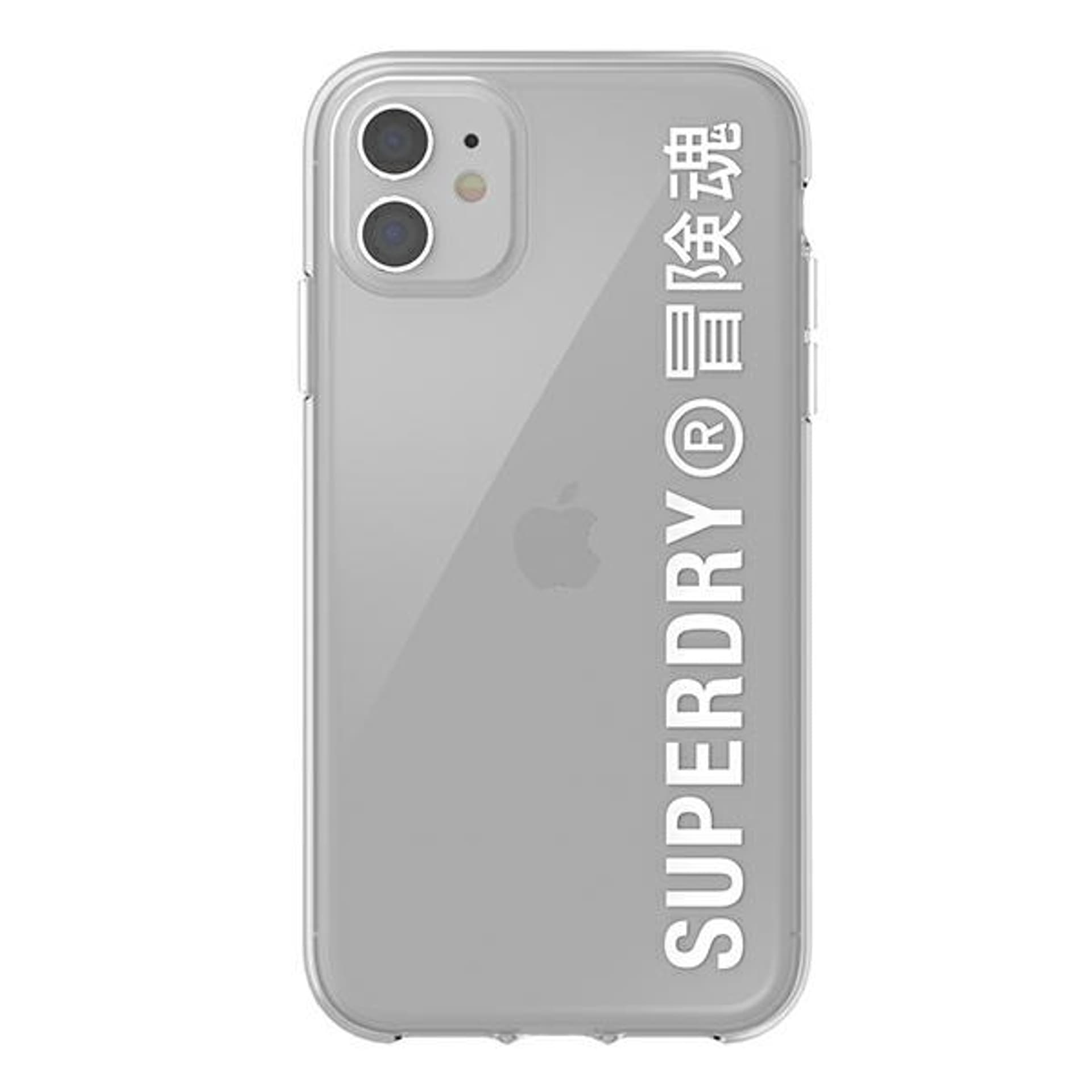 

SuperDry Snap iPhone 11 Clear Case biały /white 41578