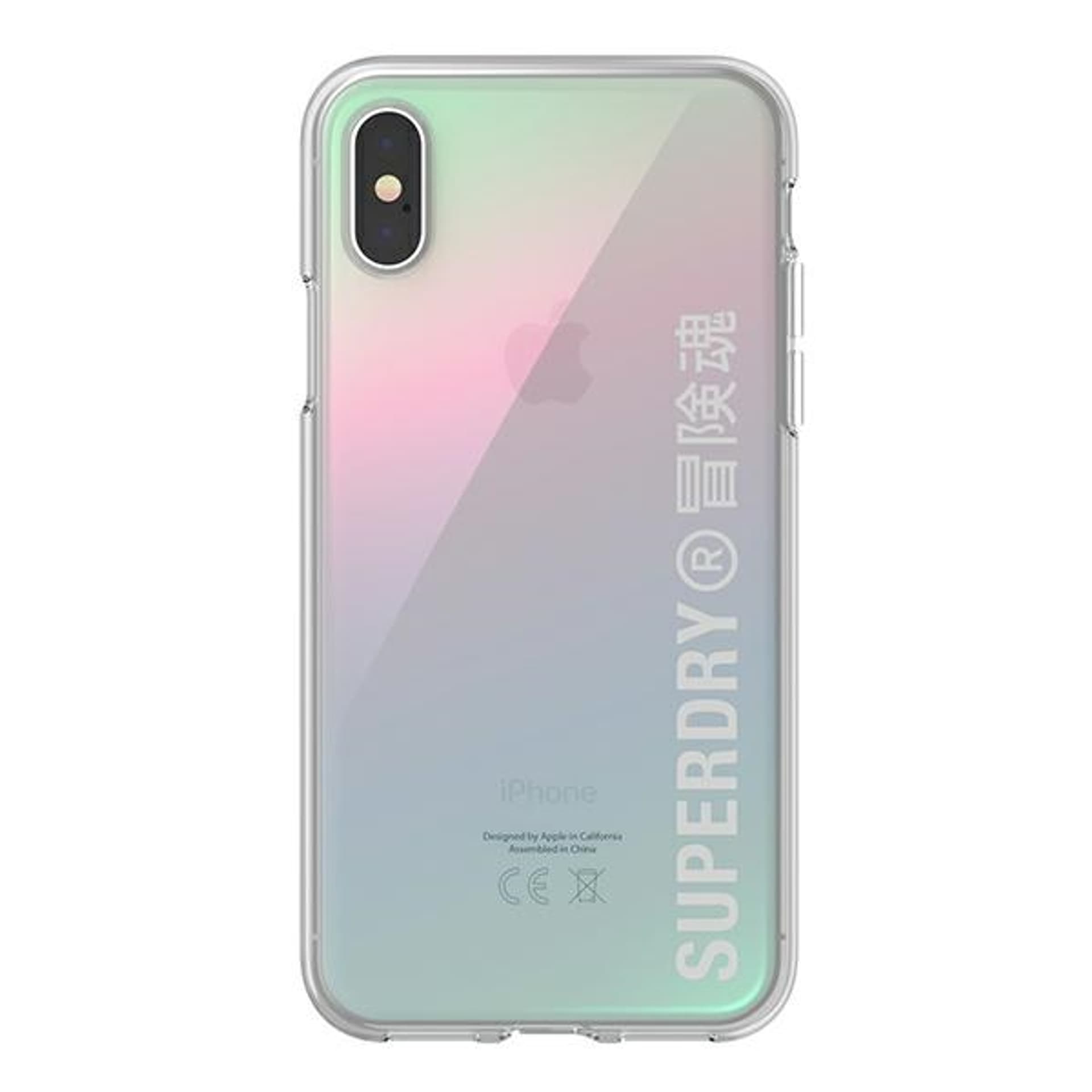 

SuperDry Snap iPhone X/Xs Clear Case Gra dient 41584
