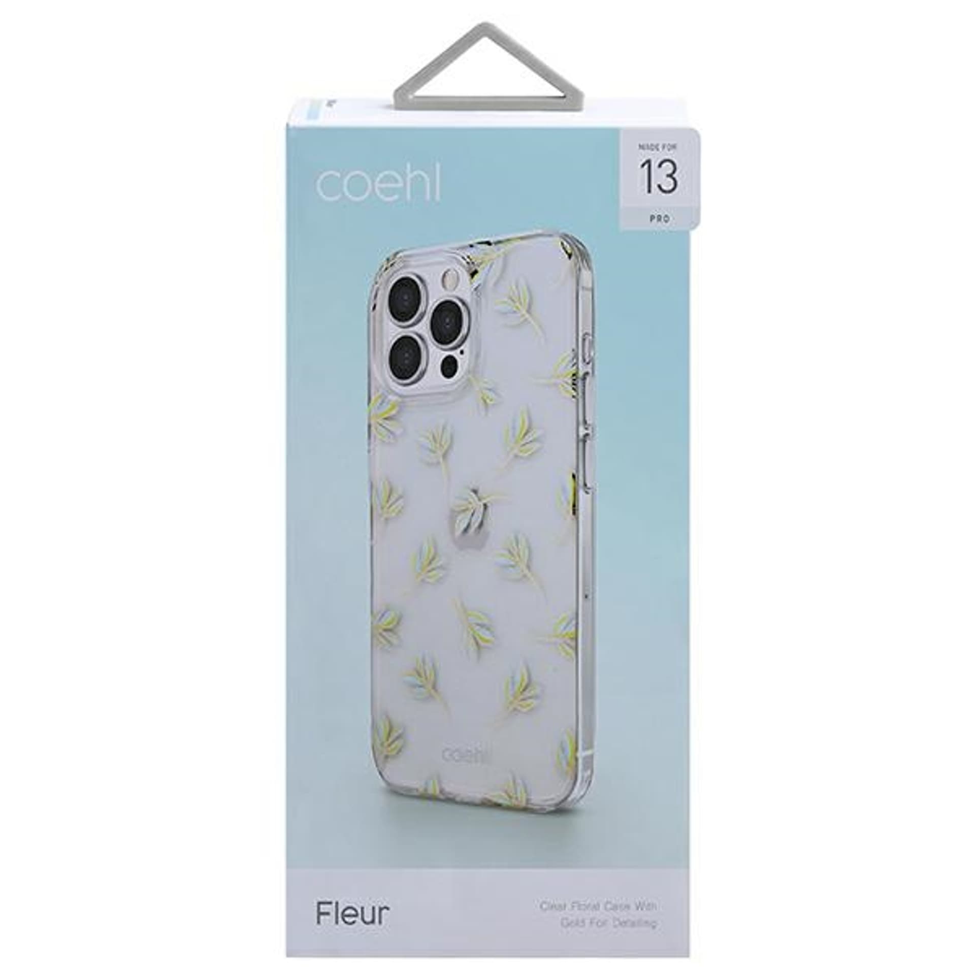 

UNIQ etui Coehl Fleur iPhone 13 Pro / 13 6,1" niebieski/sky blue