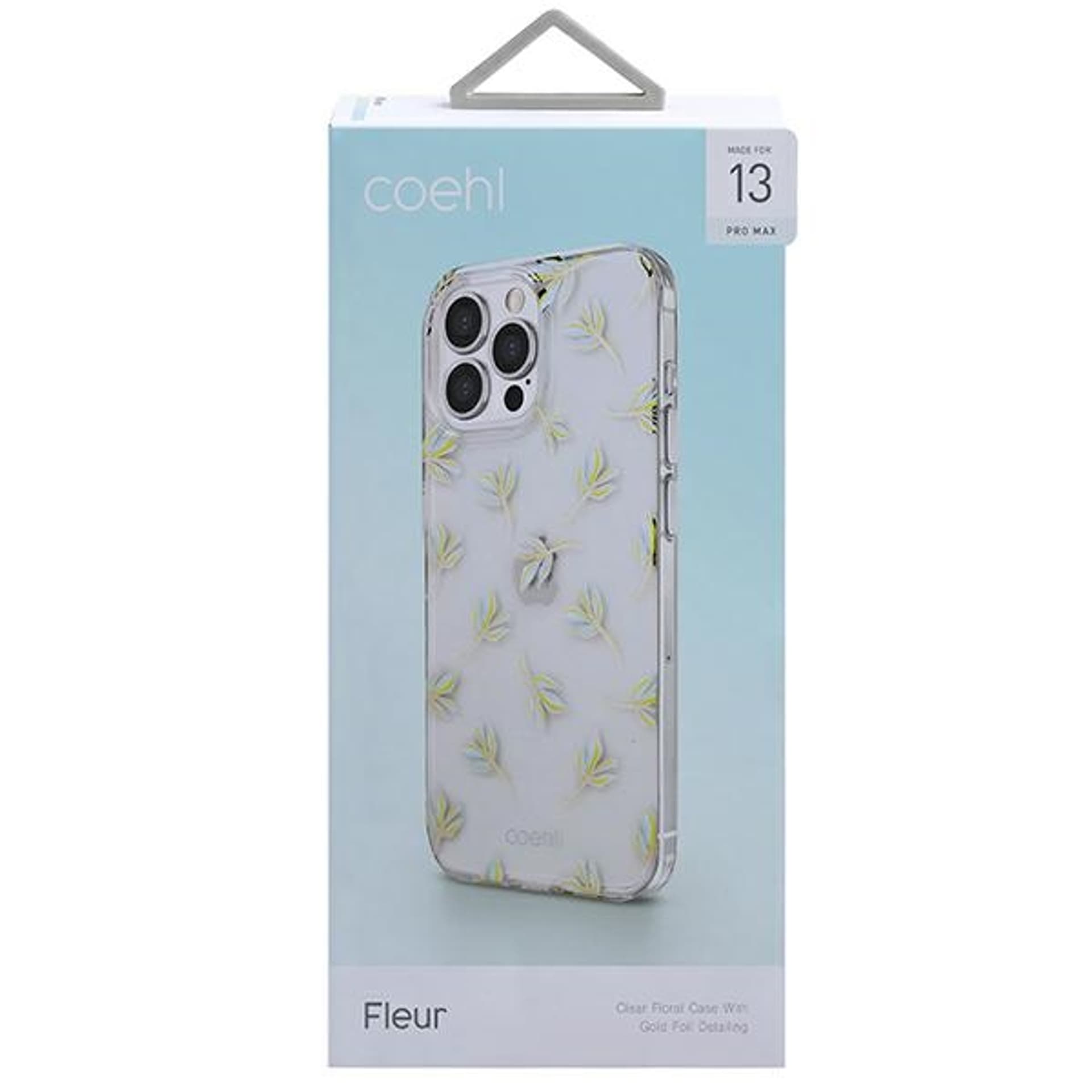 

UNIQ etui Coehl Fleur iPhone 13 Pro Max 6,7" niebieski/sky blue