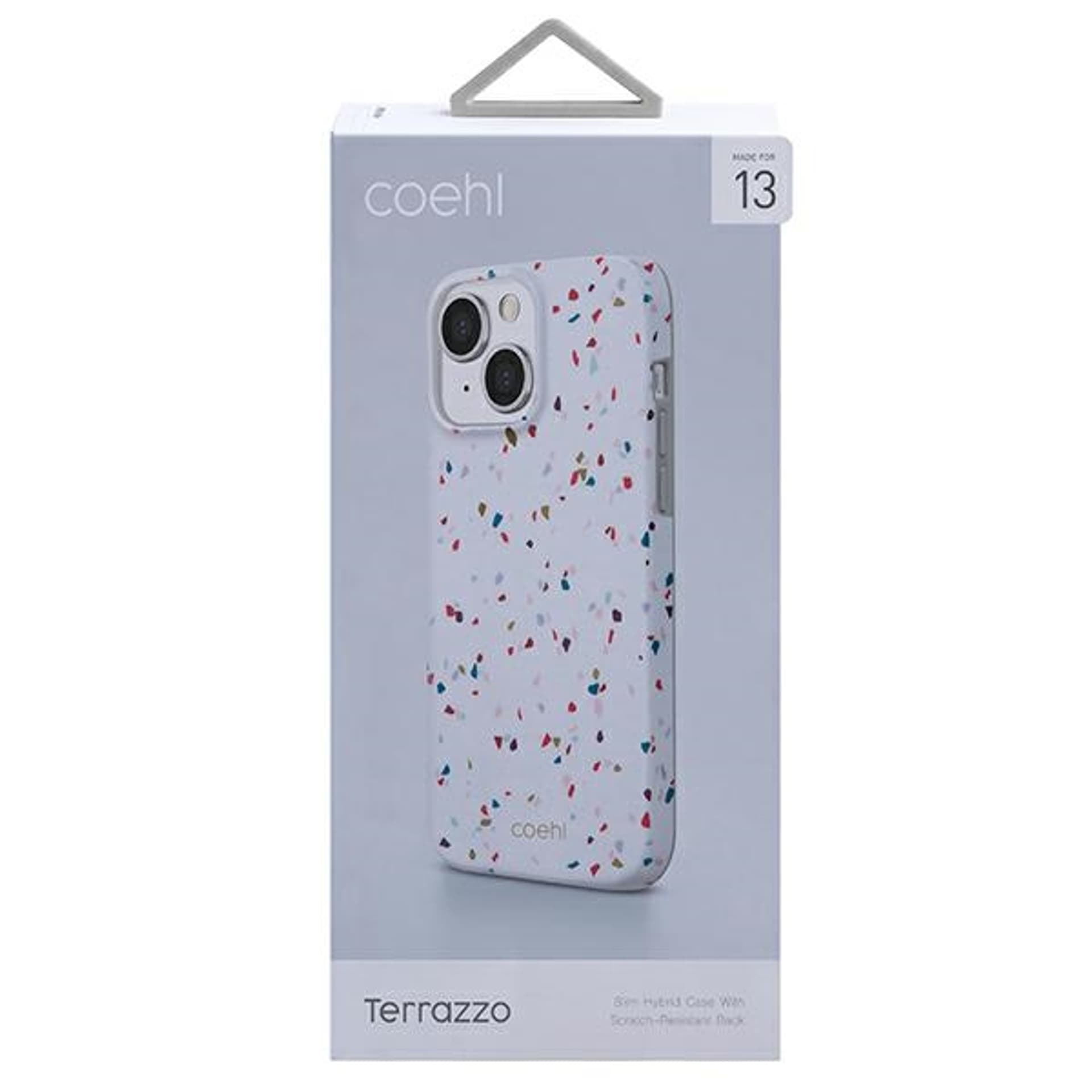 

UNIQ etui Coehl Terrazzo iPhone 13 6,1" biały/natural white