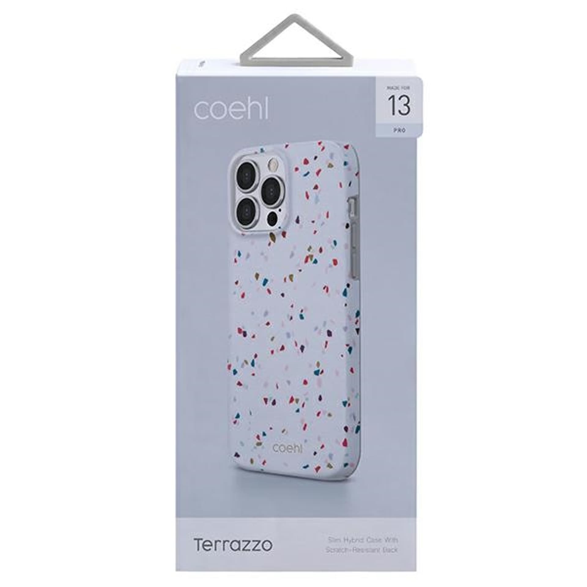 

UNIQ etui Coehl Terrazzo iPhone 13 Pro / 13 6,1" biały/natural white
