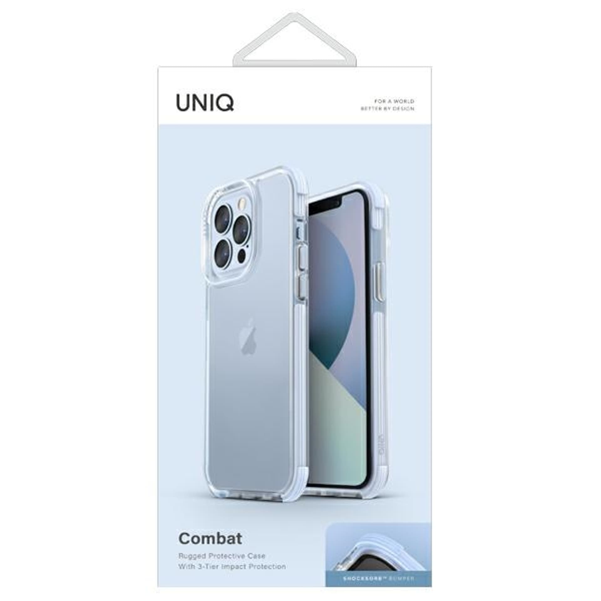 

UNIQ etui Combat iPhone 13 Pro / 13 6,1" niebieski/arctic blue