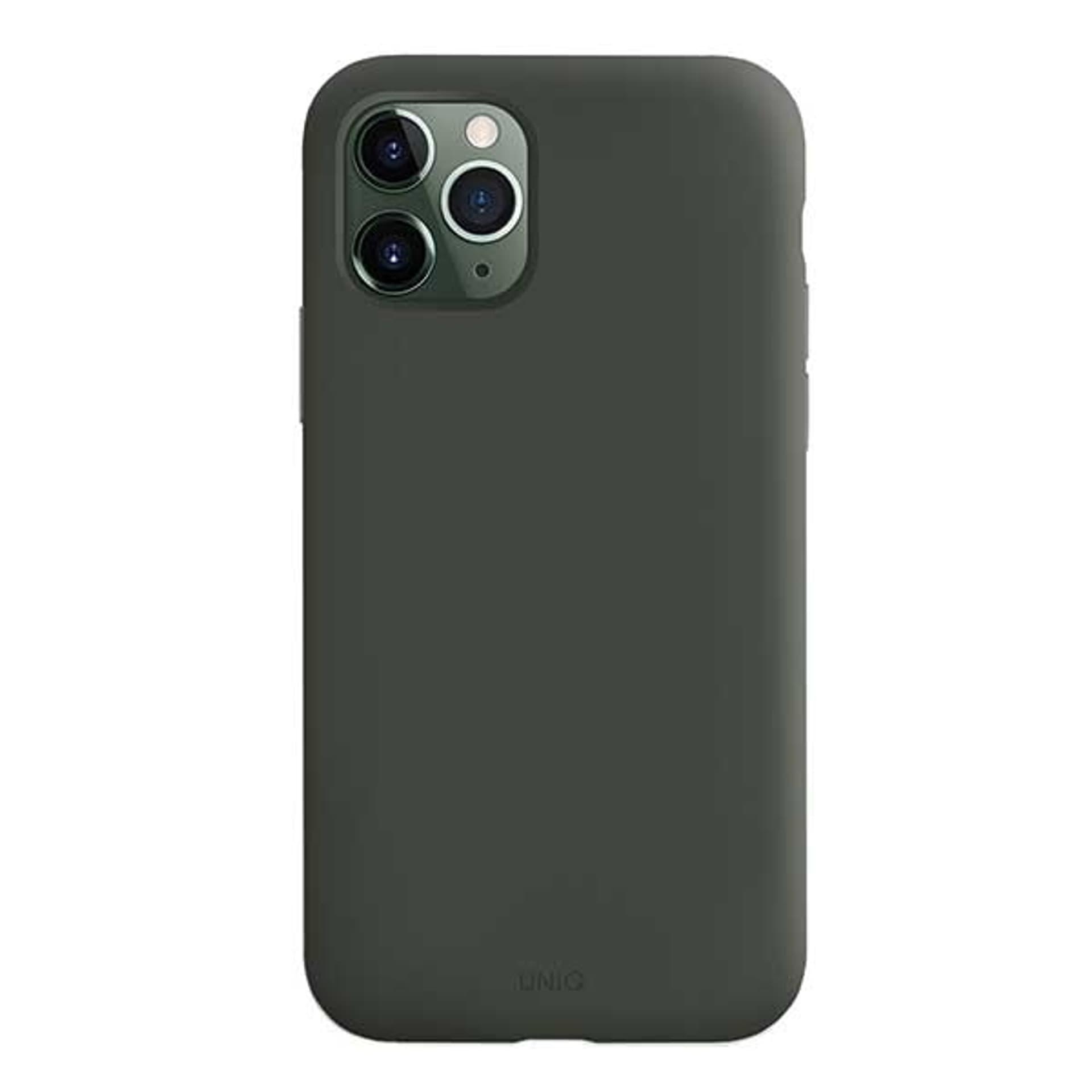 

UNIQ etui Lino Hue iPhone 11 Pro szary/moss grey