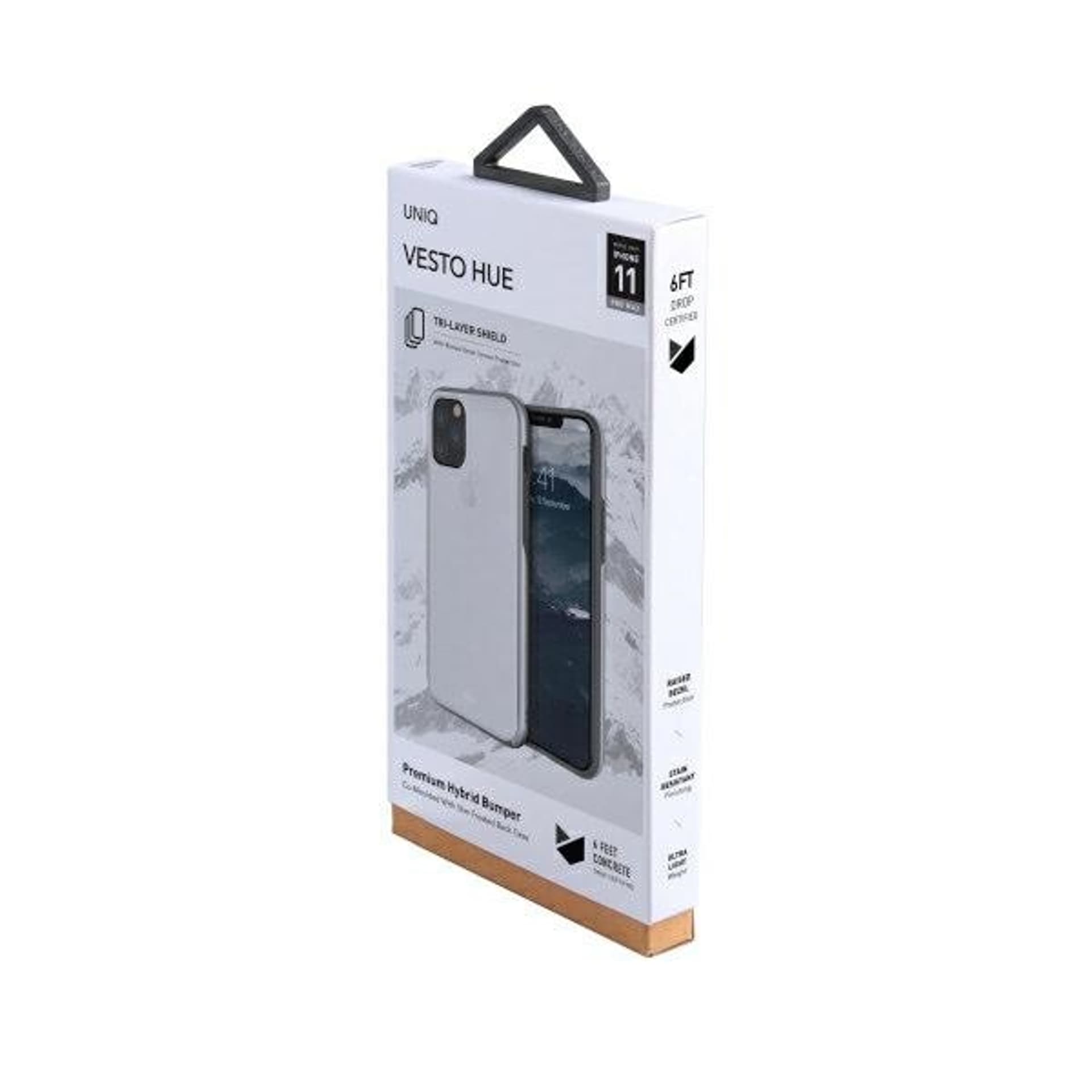 

UNIQ etui Vesto Hue iPhone 11 Pro Max srebrny/silver