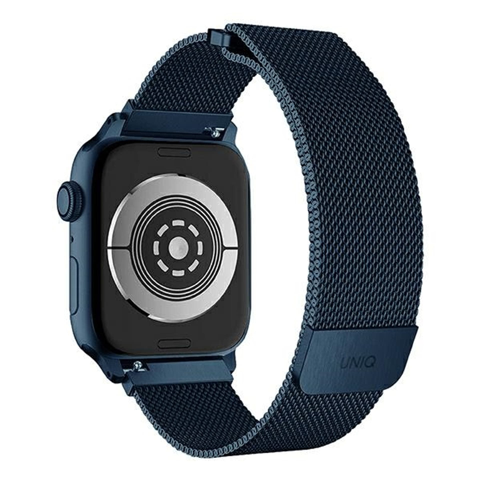 

UNIQ pasek Dante Apple Watch Series 4/5/6/7/8/SE/SE2 38/40/41mm Stainless Steel niebieski/cobalt blue
