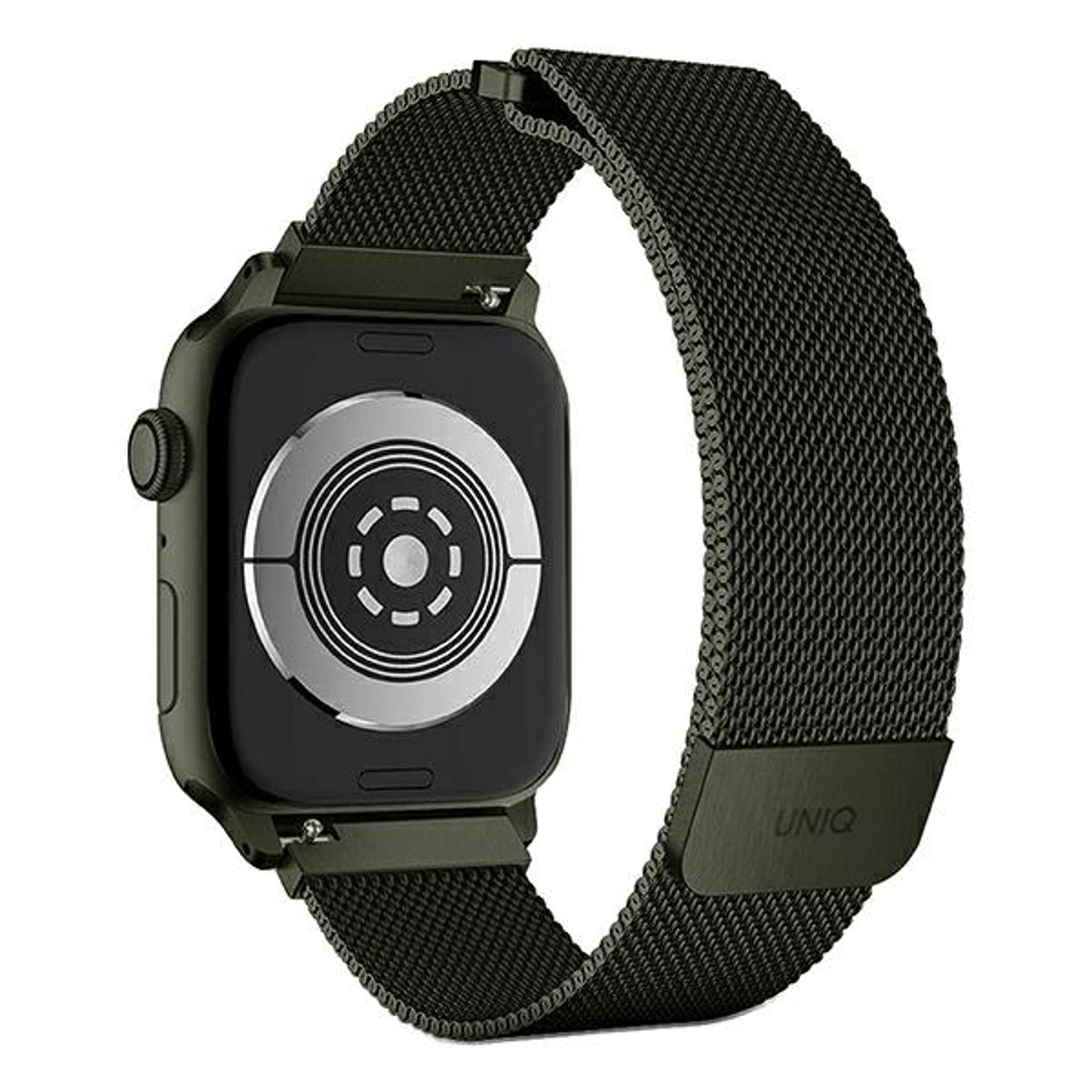 

UNIQ pasek Dante Apple Watch Series 4/5/6/7/8/SE/SE2 42/44/45mm Stainless Steel zielony/green