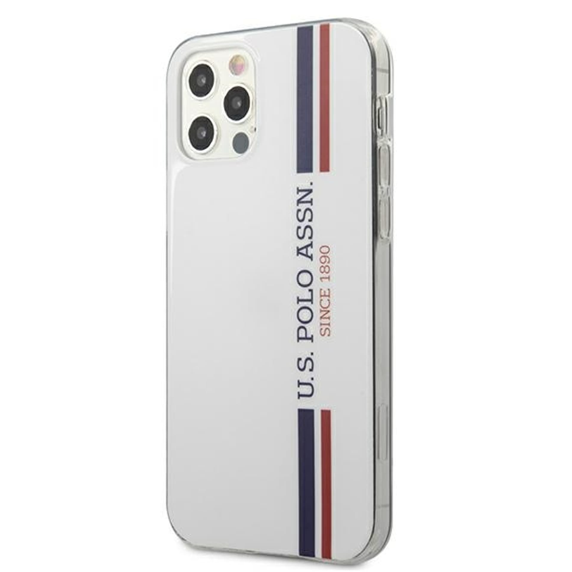 

US Polo USHCP12MPCUSSWH iPhone 12/12 Pro 6,1" biały/white Tricolor Collection