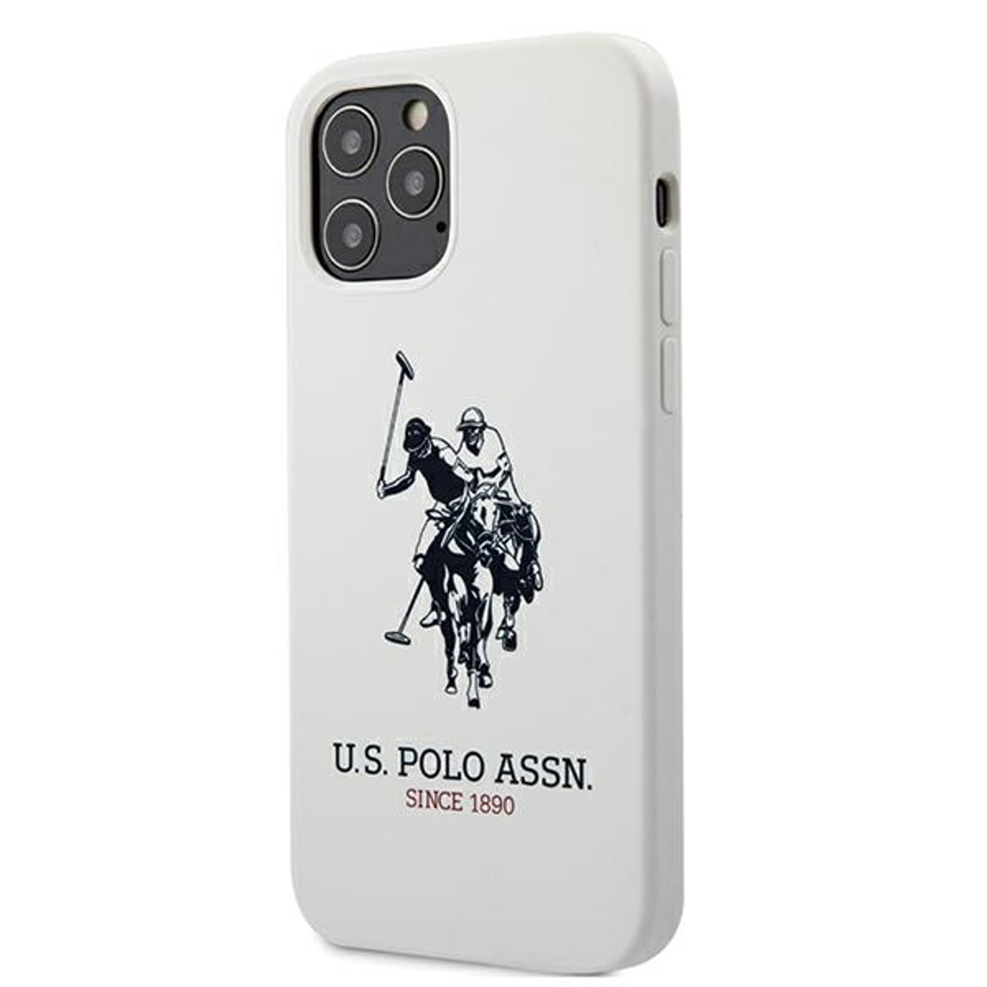 

US Polo USHCP12LSLHRWH iPhone 12 Pro Max 6,7" biały/white Silicone Collection