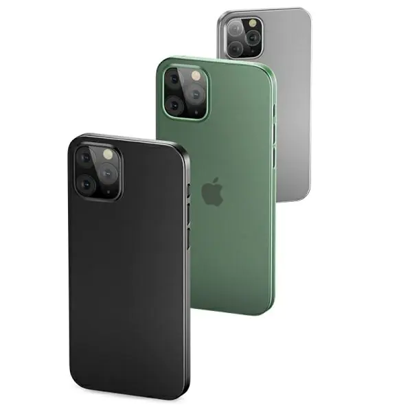 

USAMS Etui Gentle iPhone 12/12 Pro 6,1" biały/transparent white IP12PQR02 (US-BH609)