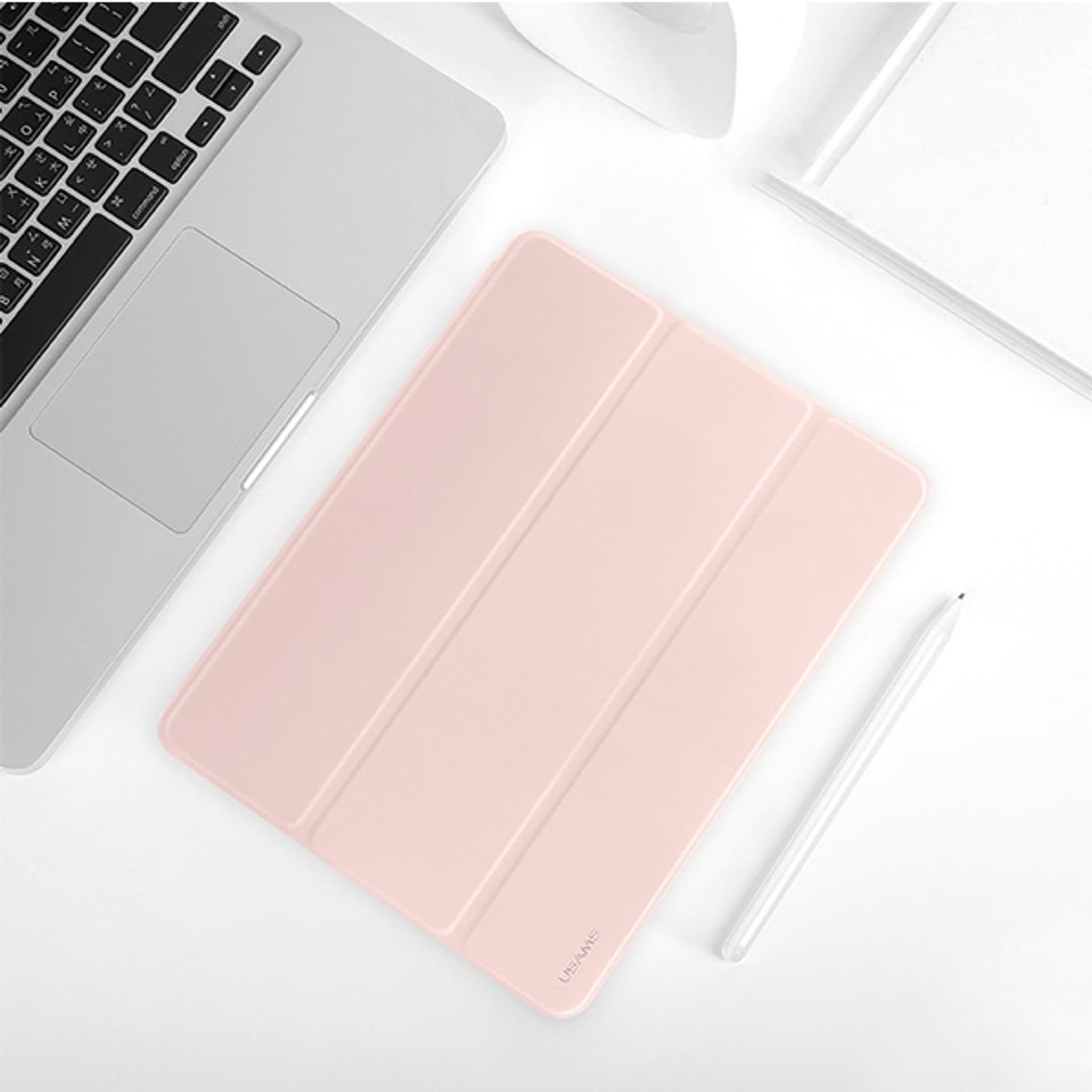 

USAMS Etui Winto iPad Pro 12.9" 2020 różowy/pink IPO12YT02 (US-BH589) Smart Cover, Us-bh589) smart cove