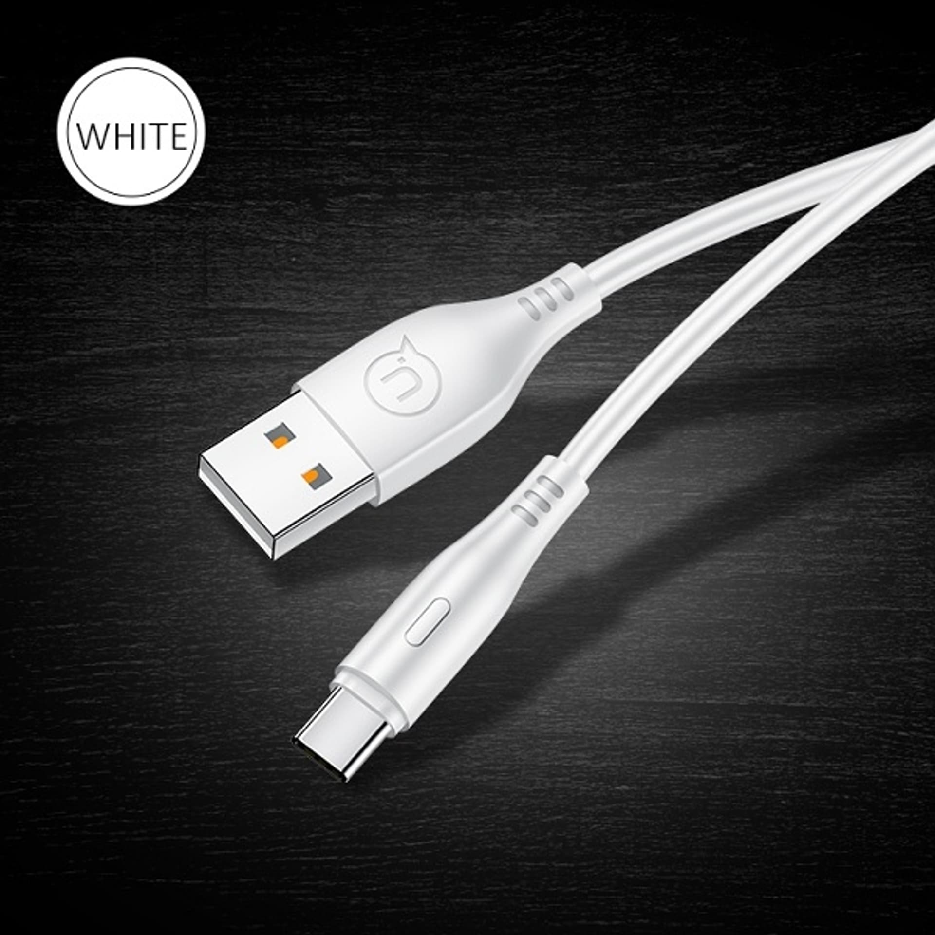 

USAMS Kabel U18 USB-C 2A Fast Charge 1m biały/white SJ267USB02 (US-SJ267)