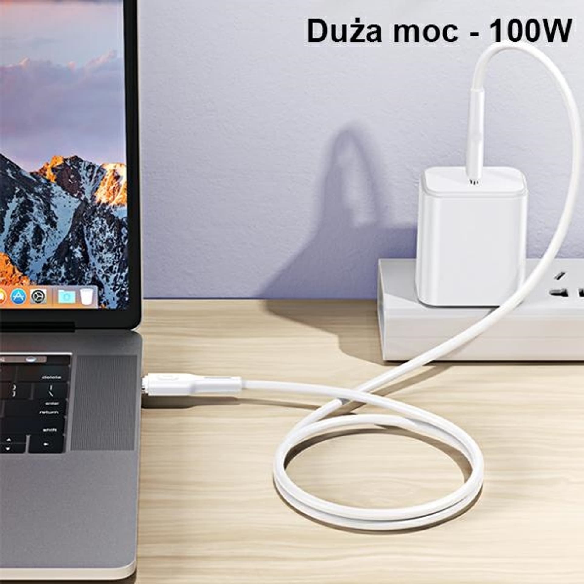 

USAMS Kabel U43 USB-C na USB-C 100W PD Fast Charge 5A 1.2m biały/white SJ459USB02 (US-SJ459)