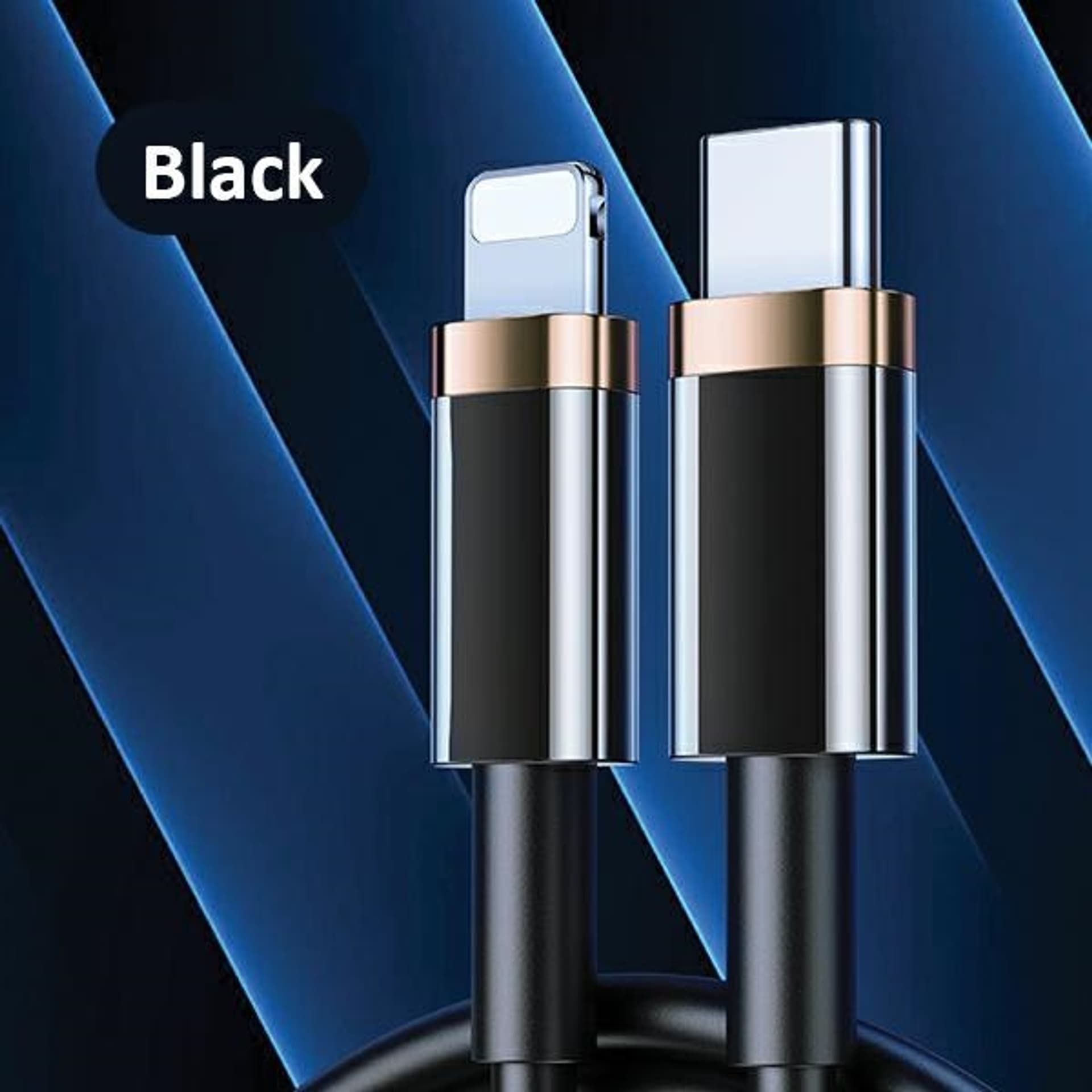 

USAMS Kabel U63 USB-C na Lightning 1,2m 20W PD Fast Charge czarny/black SJ484USB01 (US-SJ484)