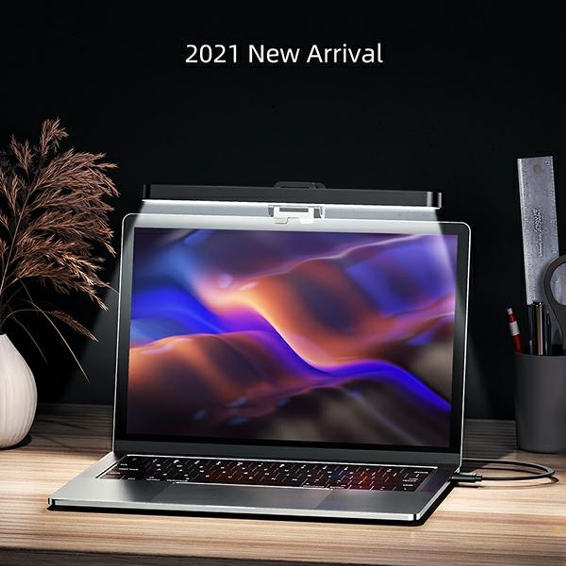 

USAMS Lampka LED na laptop U-View Series czarny/black ZB236PMD01 (US-ZB236)