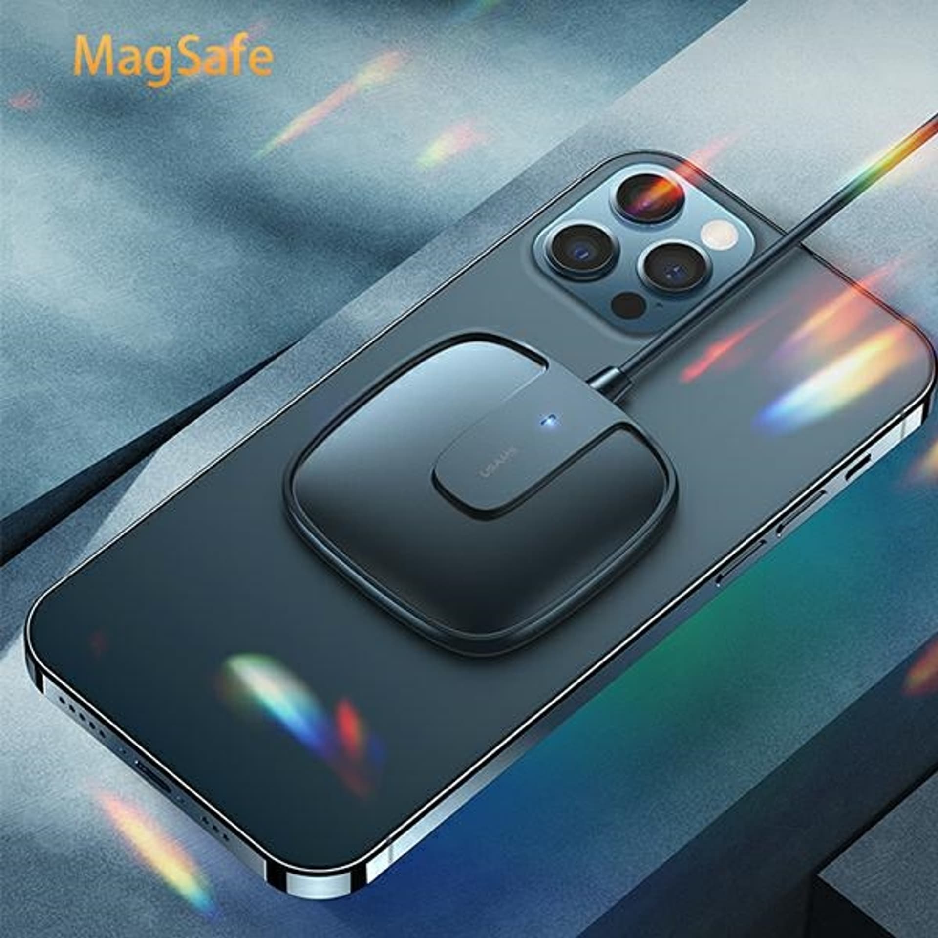 

USAMS Ład. indukcyjna US-CD159 magnetic W1 15W Extra-thin iPhone 12 series czarny/black CD159DZ01