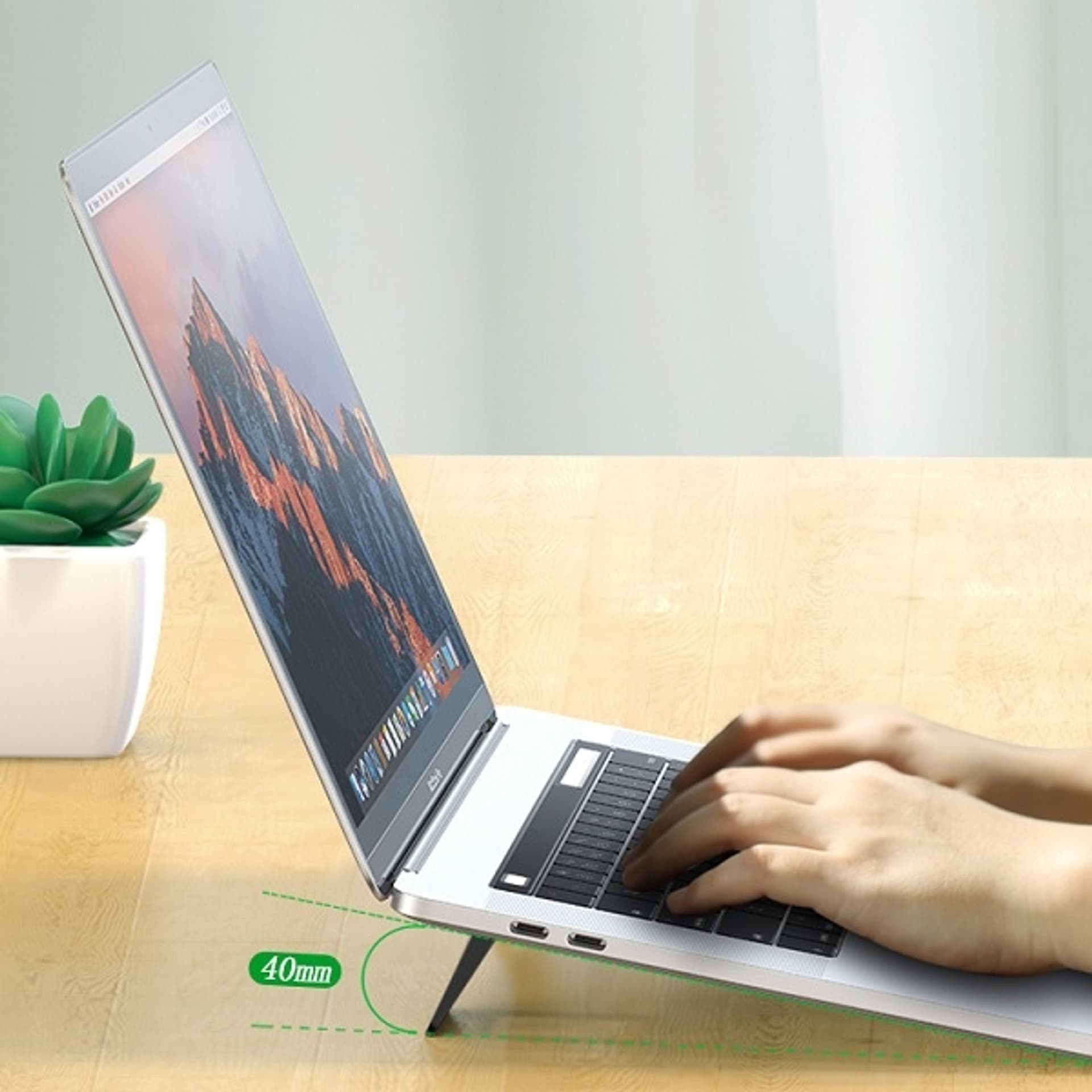 

USAMS Podstawki pod laptop/tablet 2szt. czarny/black ZJ054PBZJ01 (US-ZJ054)
