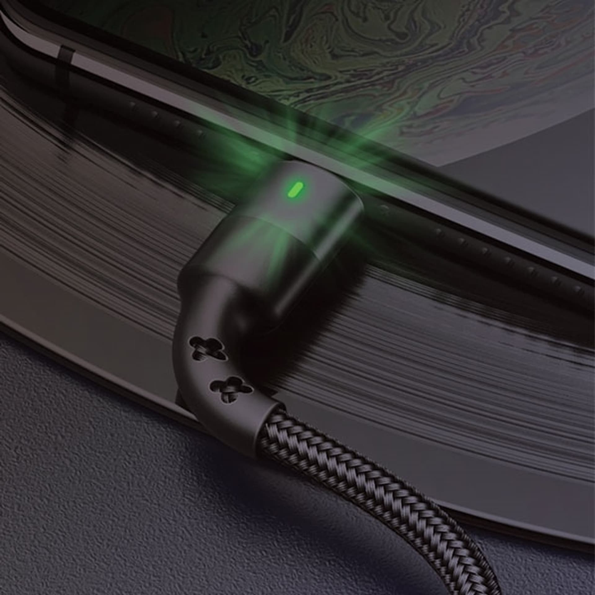 

USAMS Set U26 microUSB/USB-C/lightning 30szt kabel pleciony 2A Fast Charging 1m czarny/black