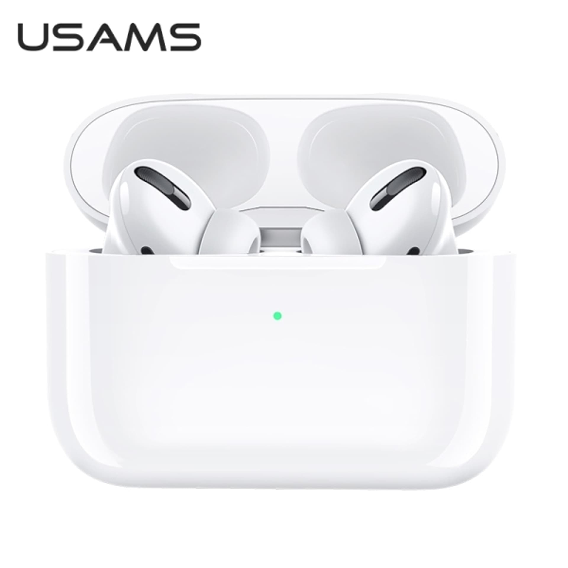 

USAMS Słuchawki Bluetooth 5.0 TWS Emall Series bezprzewodowe biały/white BHUYM01 (US-YM001)