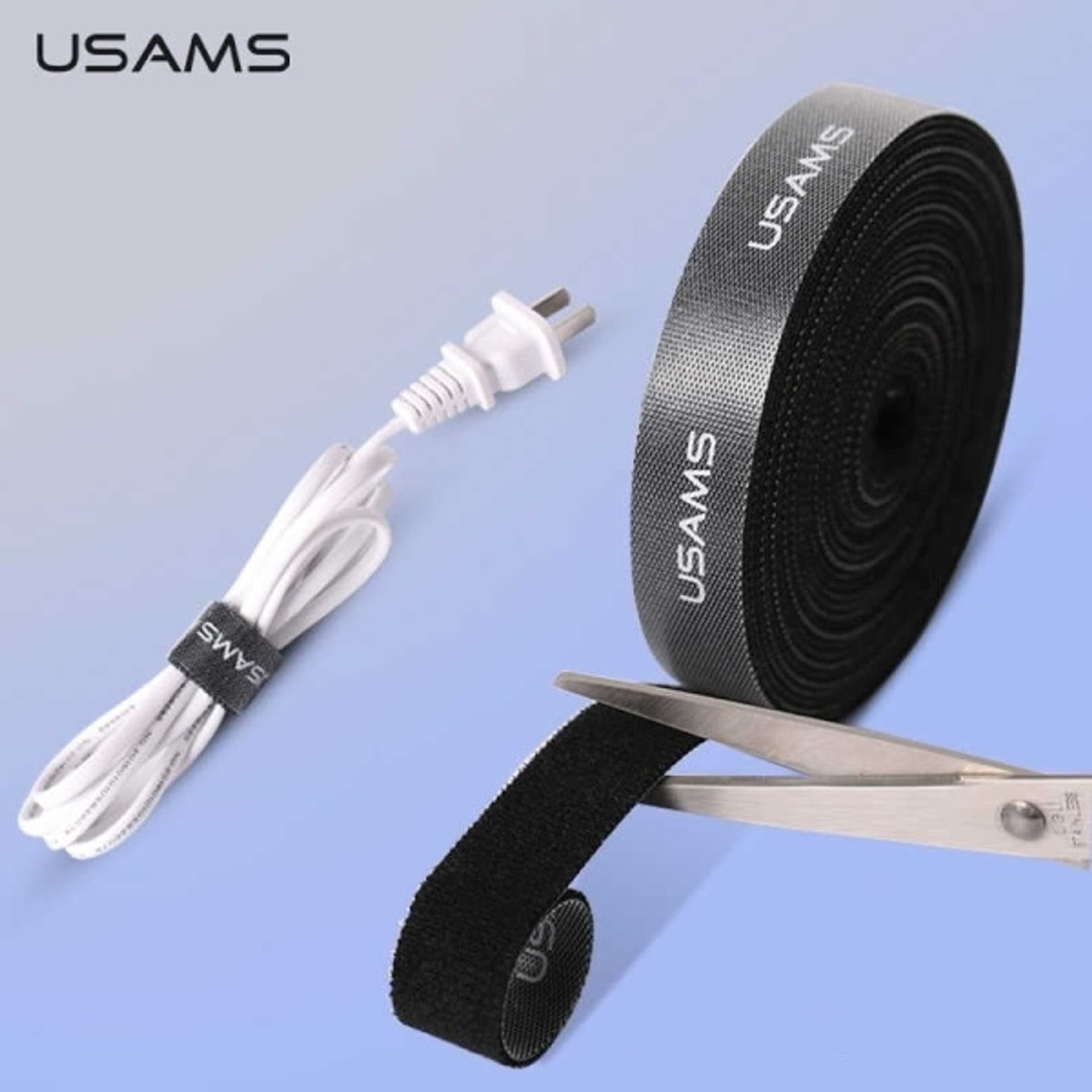 

USAMS Taśma organizer do kabli Velcro 5m czarny/black ZB60ZD05 (US-ZB060)