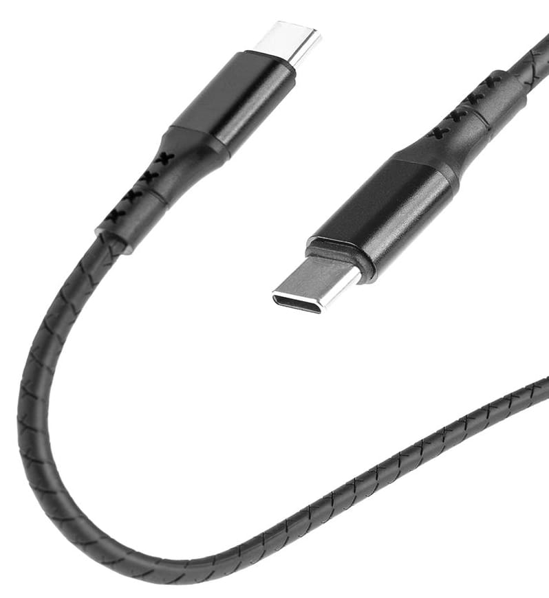 Kabel USB typ-C - USB typ-C eXtremestyle Ampere (2 m, czarny)
