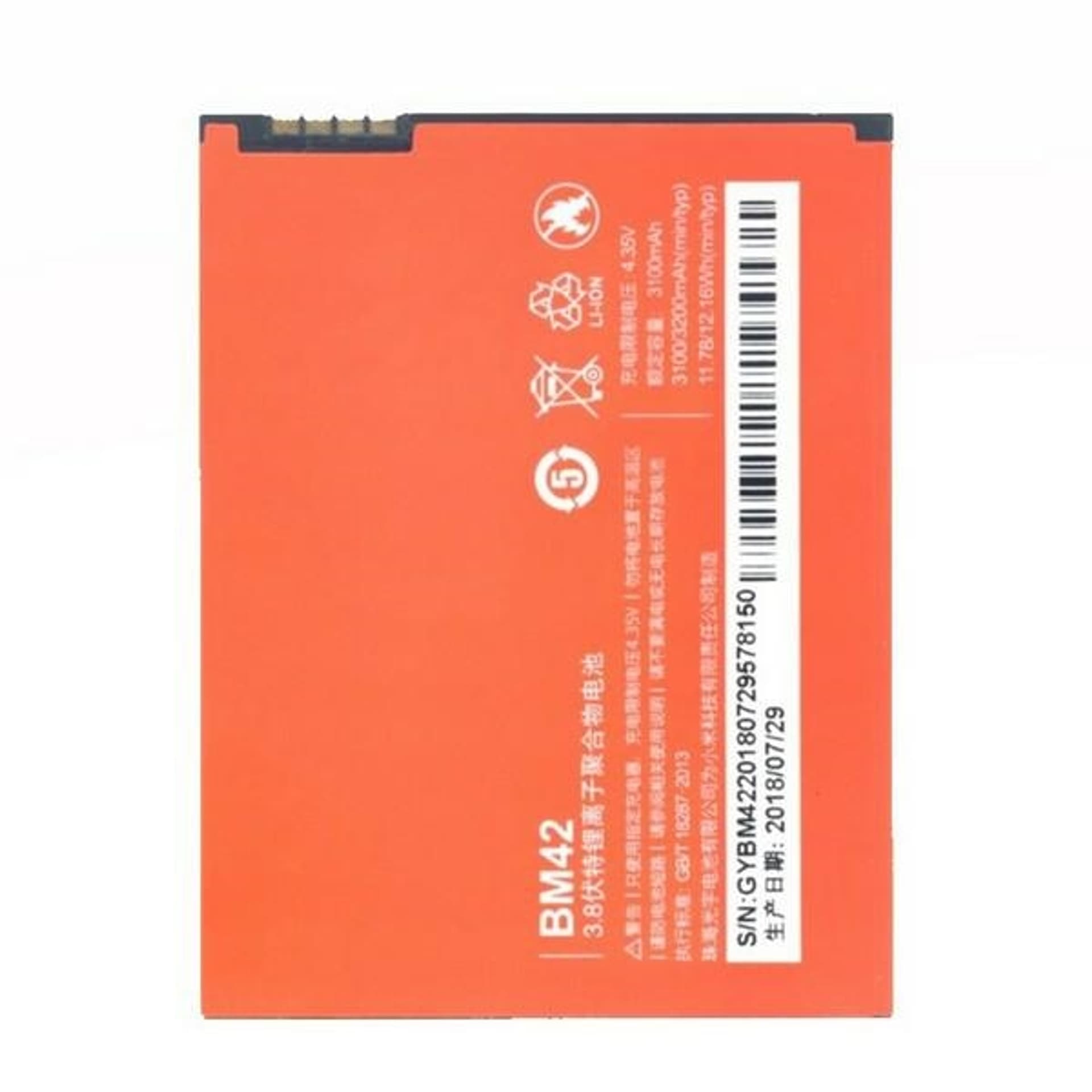 

Xiaomi bateria BM42 Redmi Note bulk 3100mAh