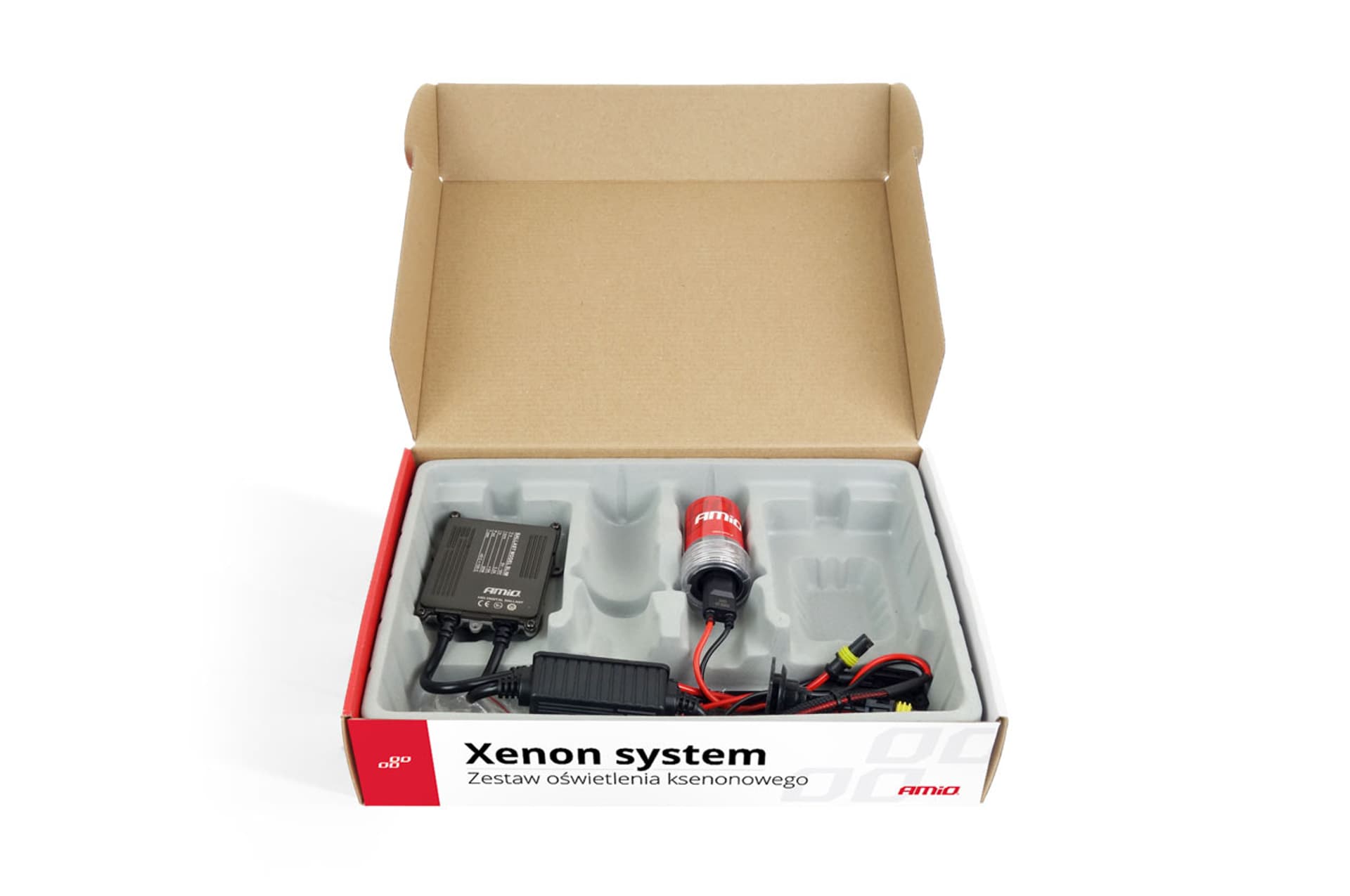 

Zestaw hid motocykl skuter s1068 h8 h9 h11 4300k amio-01868