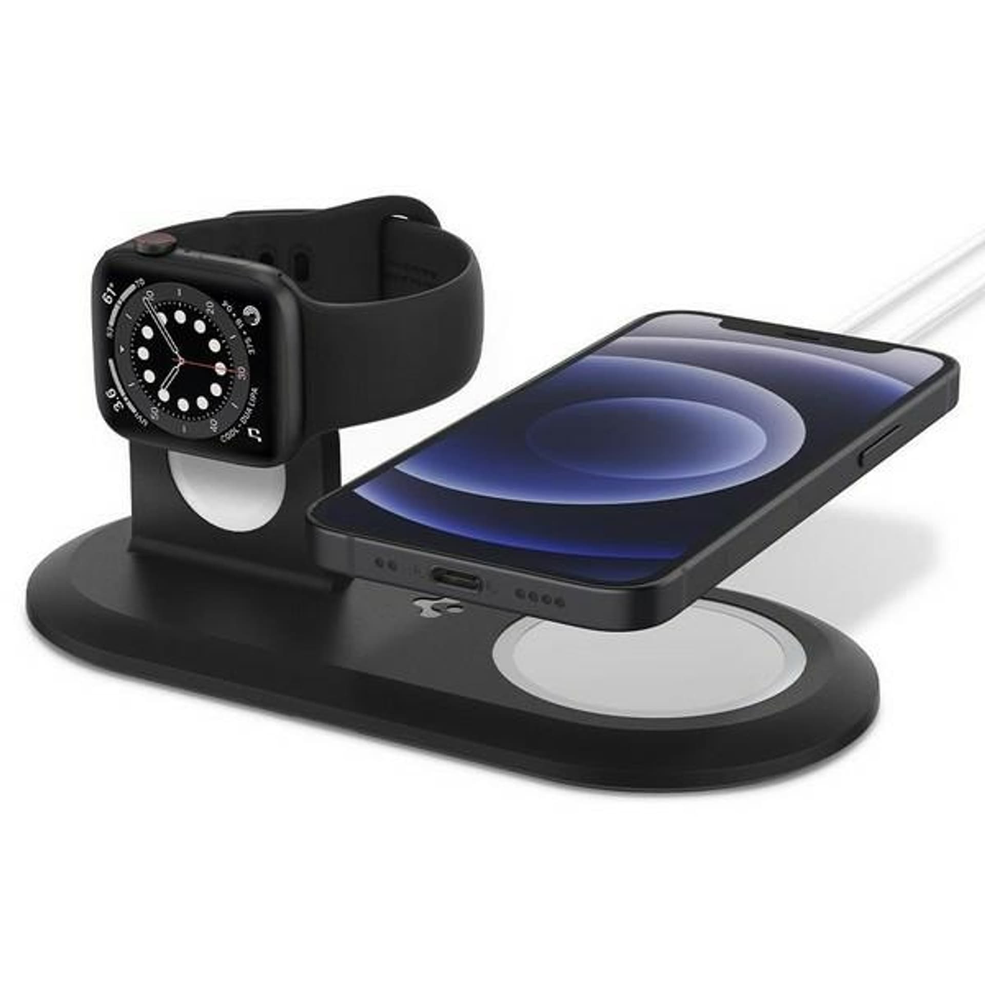 

Spigen Magfit Duo Apple Magsafe &Watch Charger Stand czarny/black AMP02796