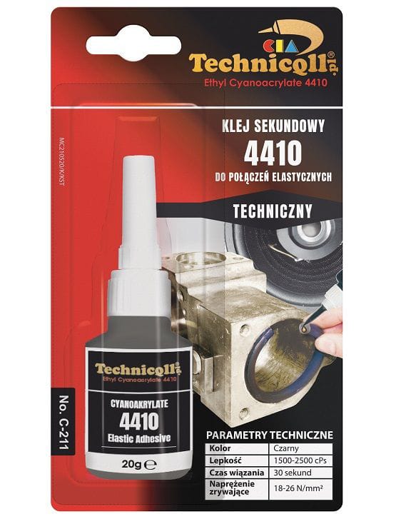 Klej Sekundowy Elastyczny 4410 20g Technicqll