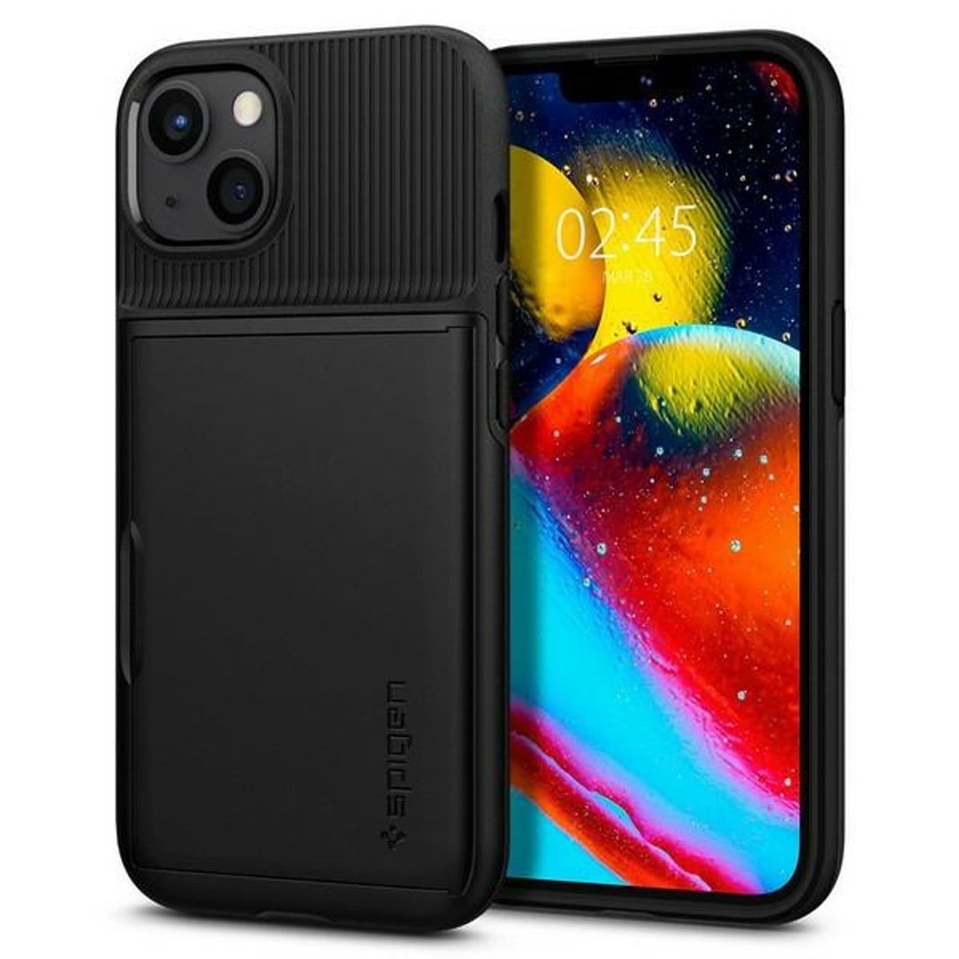 

Spigen Slim Armor CS iPhone 13 6.1" czarny/black ACS03536