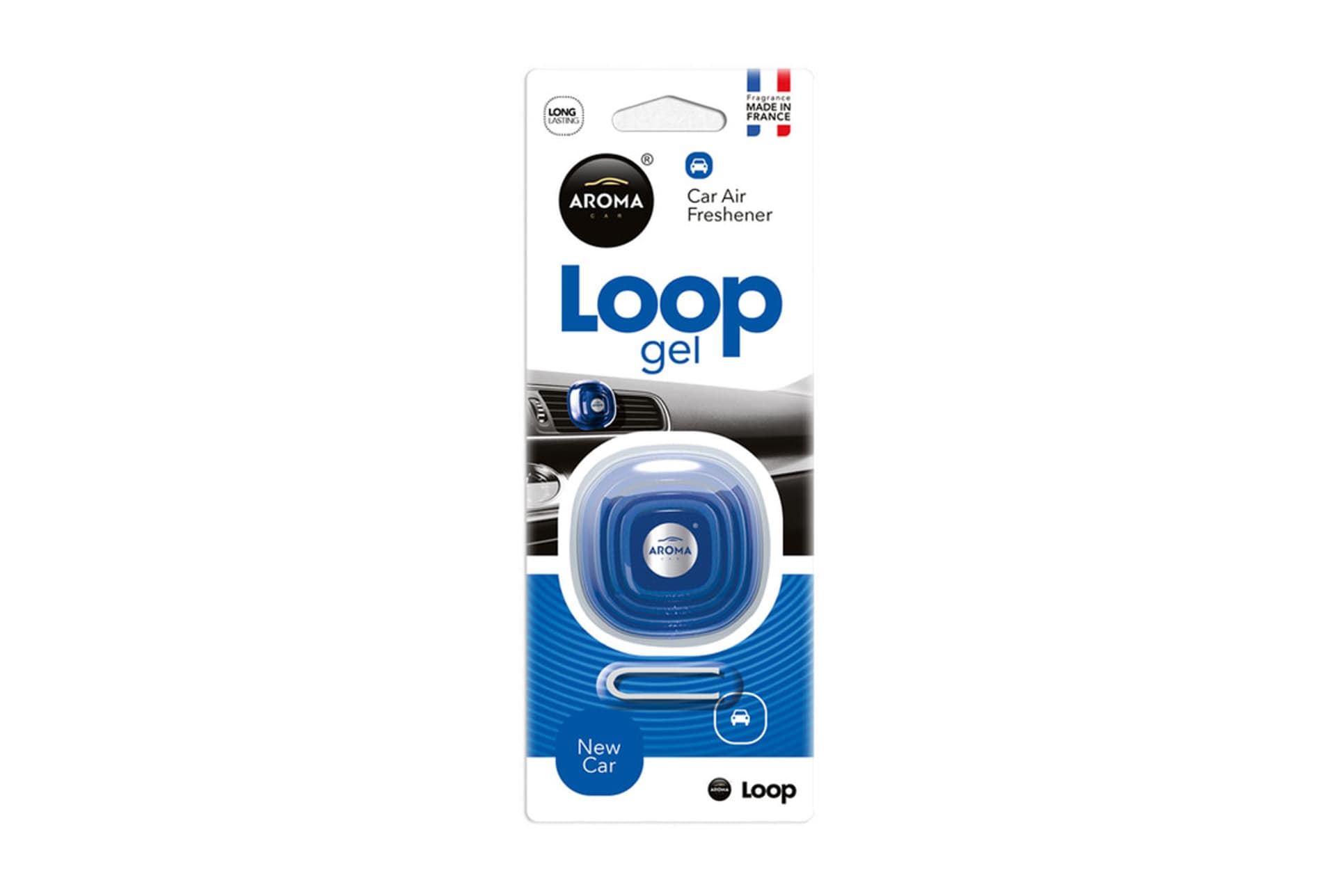 

Odświeżacz powietrza aroma car loop - new car