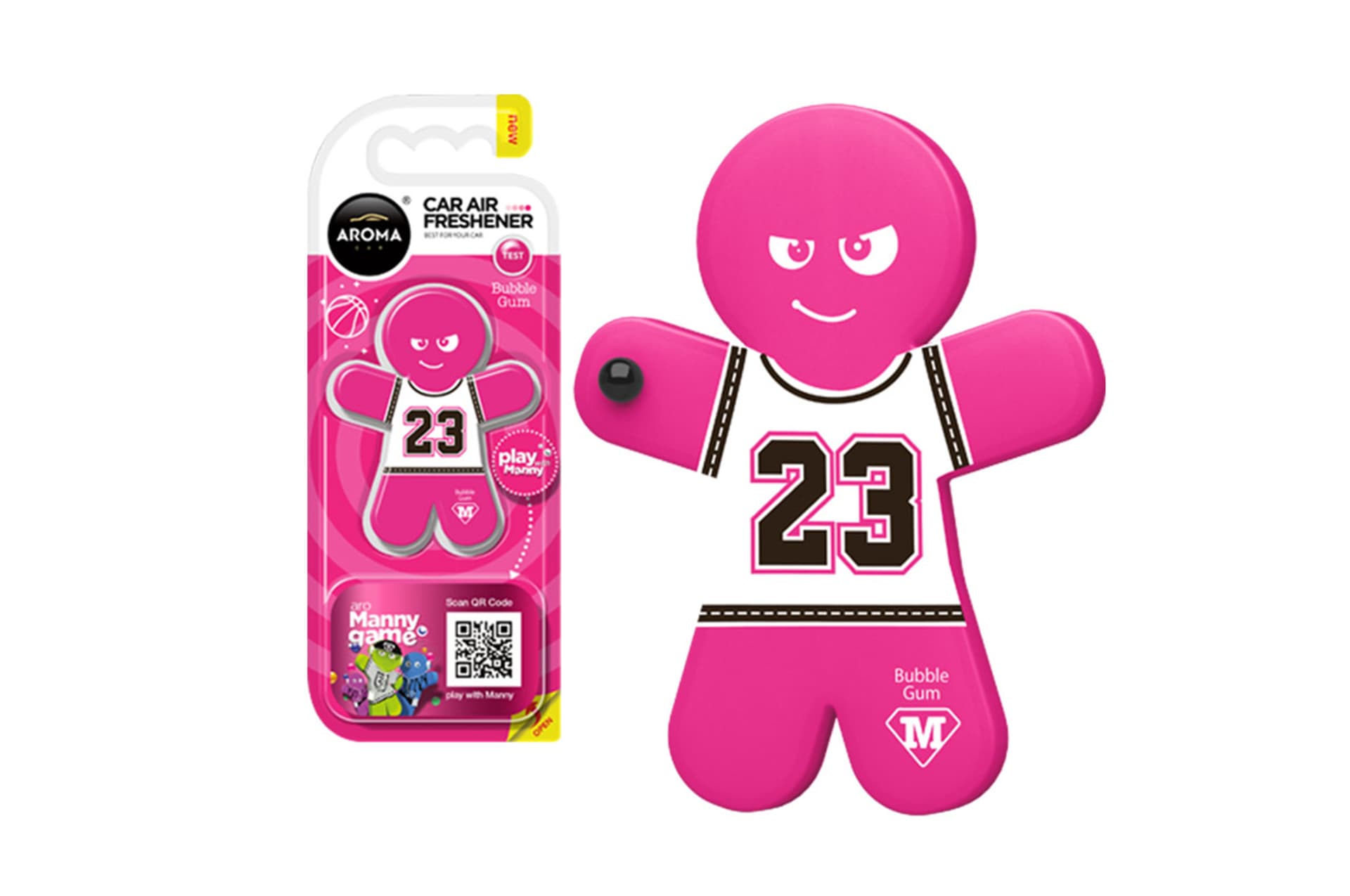 

Odświeżacz powietrza aroma car manny - bubble gum