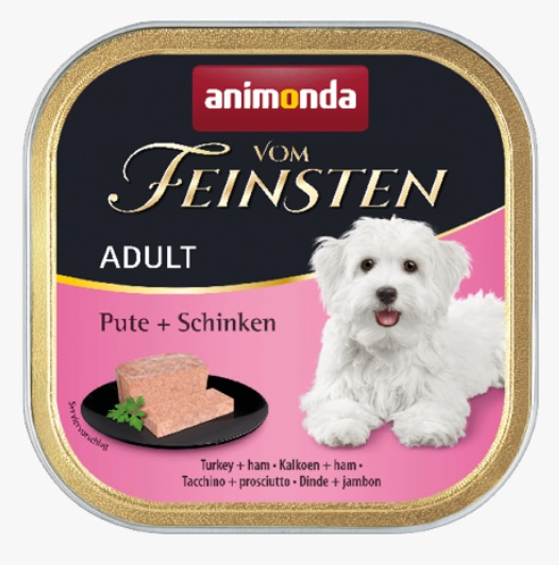 

ANIMONDAVom Feinsten indyk z szynką - mokra karma dla psa - 150g