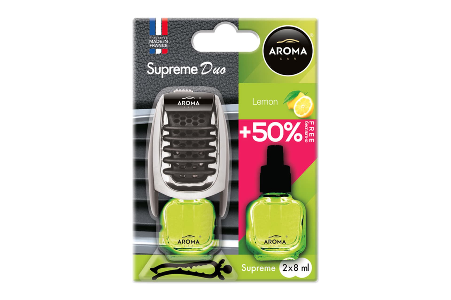 

Odświeżacz powietrza aroma supreme duo lemon